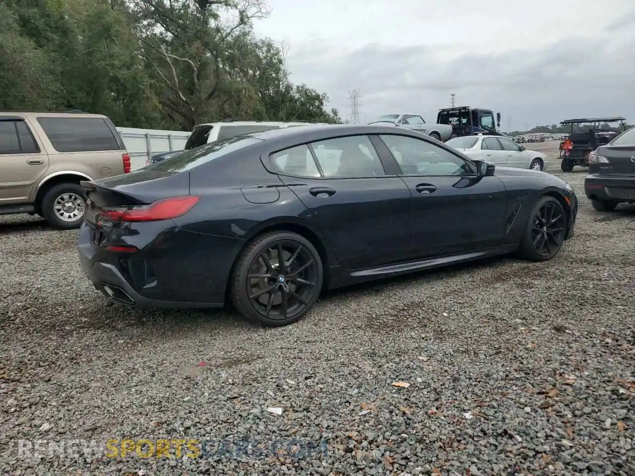 3 Photograph of a damaged car WBAGV8C00RCR84642 BMW M8 2024