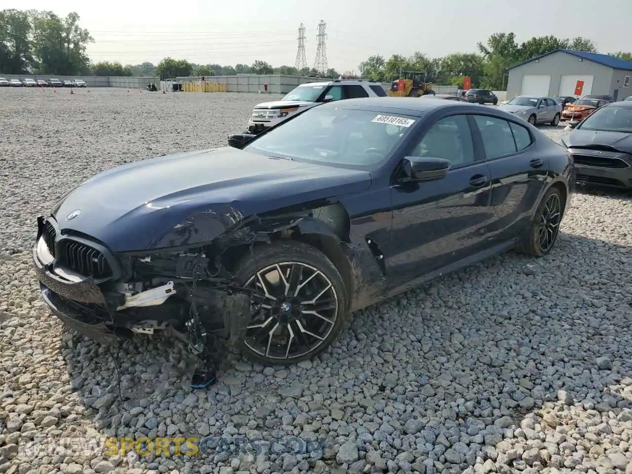 1 Photograph of a damaged car WBAGV8C03RCP08973 BMW M8 2024