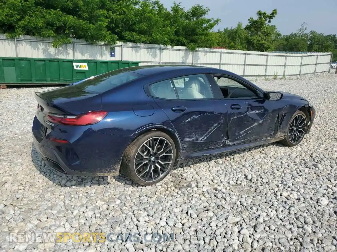 3 Photograph of a damaged car WBAGV8C03RCP08973 BMW M8 2024