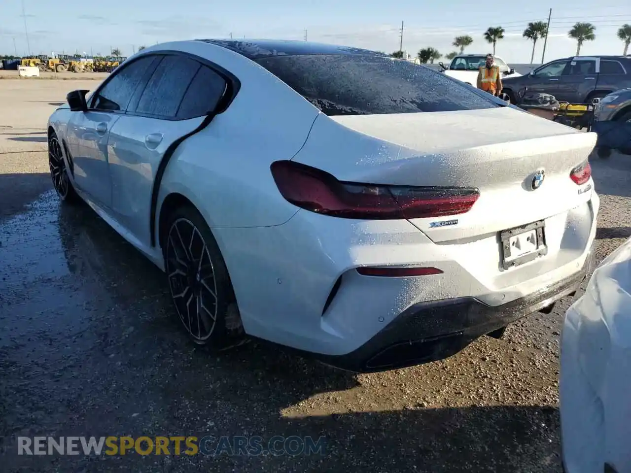 2 Photograph of a damaged car WBAGV8C06RCR92096 BMW M8 2024
