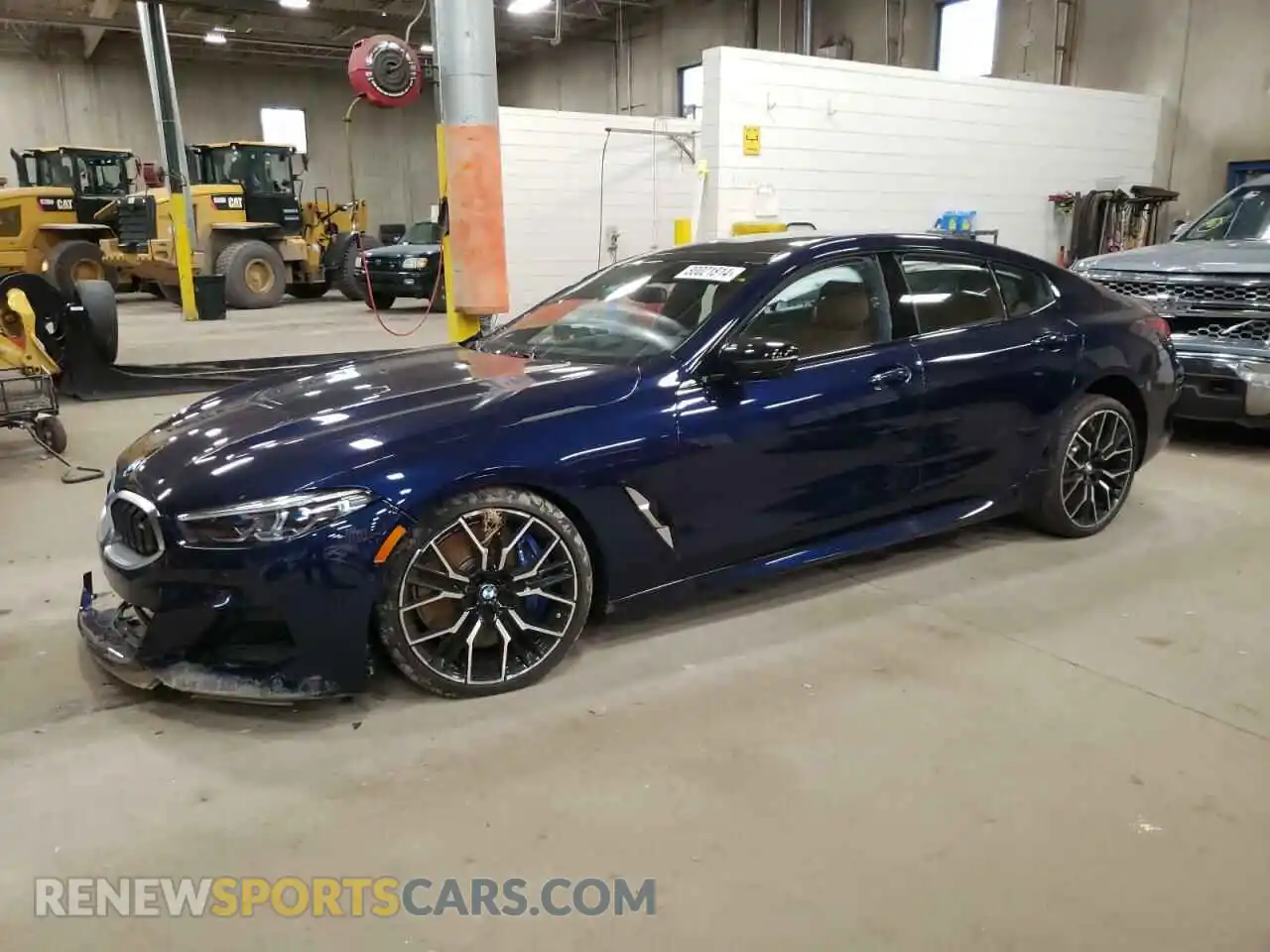 1 Photograph of a damaged car WBAGV8C07RCR46776 BMW M8 2024
