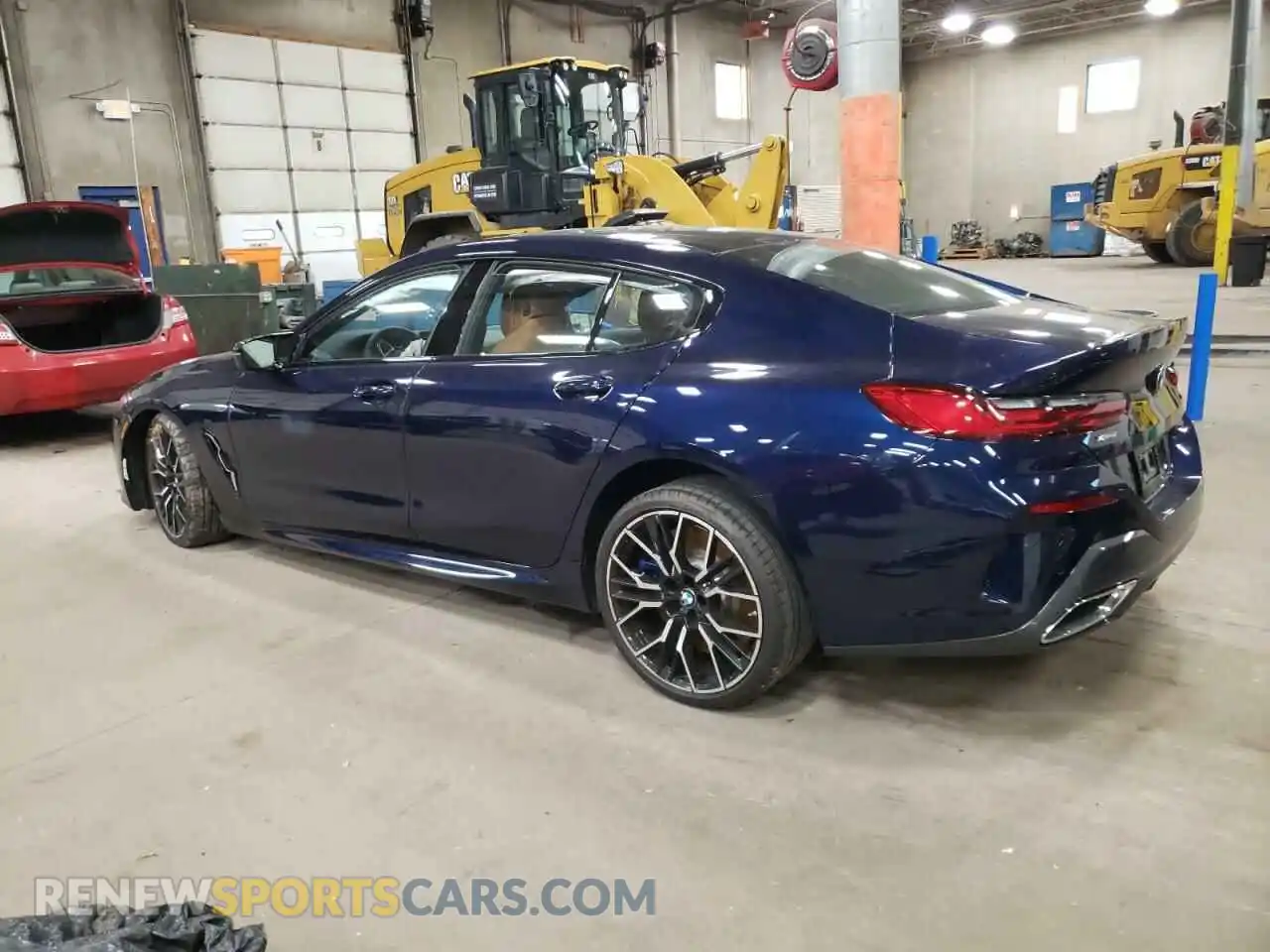 2 Photograph of a damaged car WBAGV8C07RCR46776 BMW M8 2024