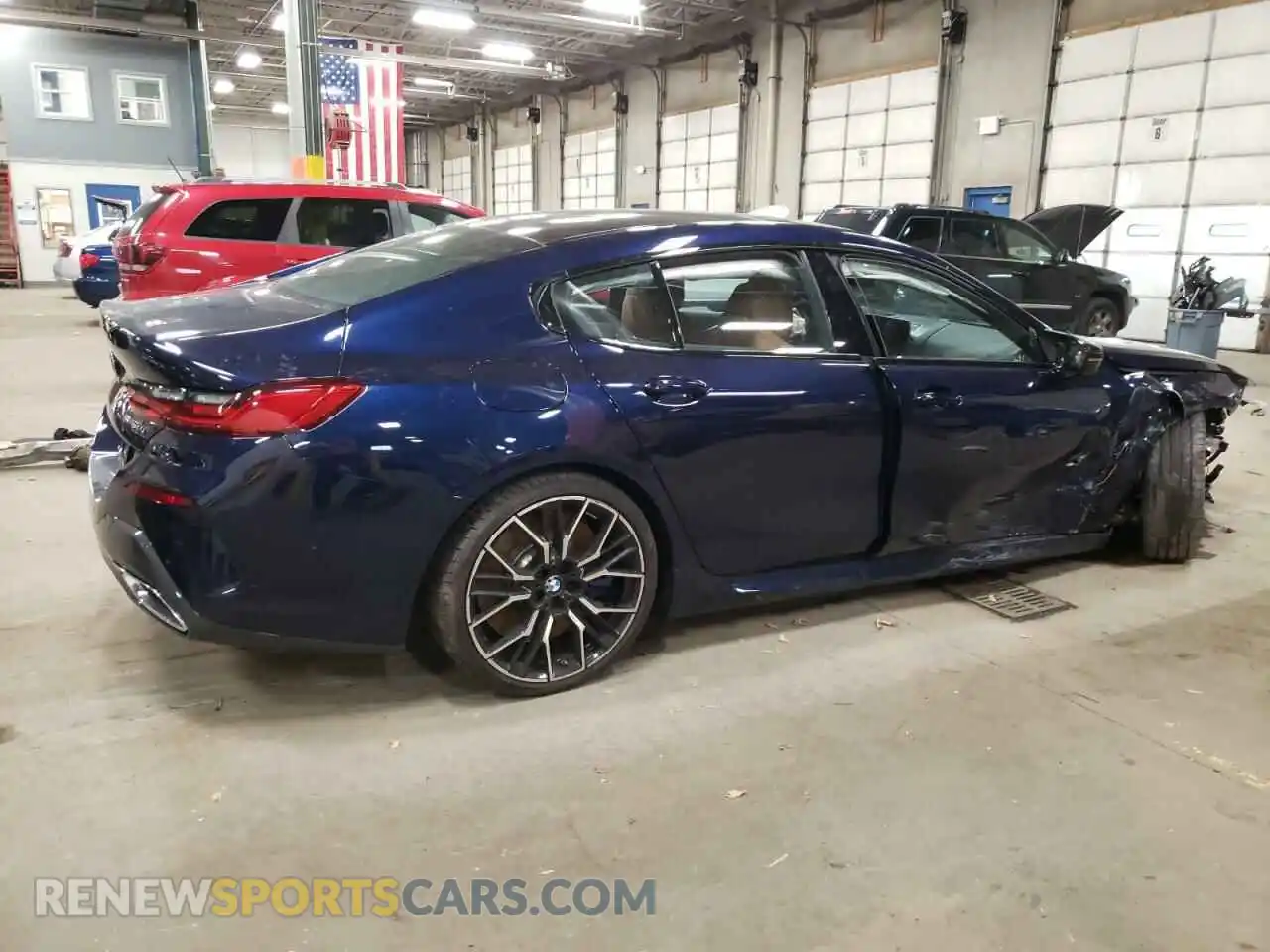 3 Photograph of a damaged car WBAGV8C07RCR46776 BMW M8 2024