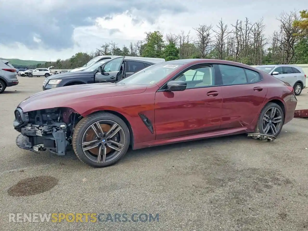 1 fotografías del automóvil dañado WBAGV8C0XRCP42943 BMW M8 2024