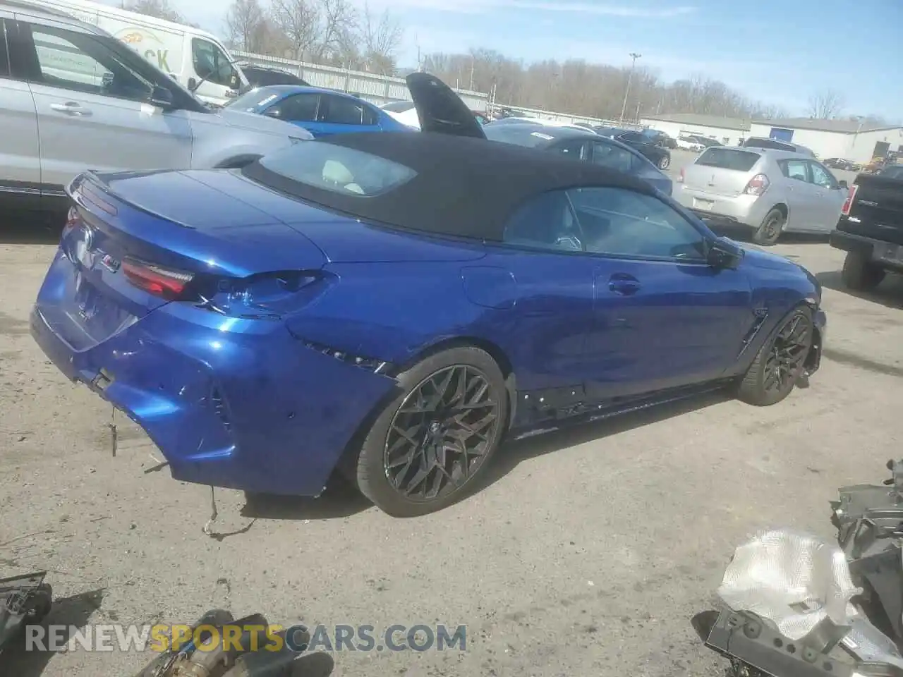 3 Photograph of a damaged car WBSDZ0C04RCR21242 BMW M8 2024