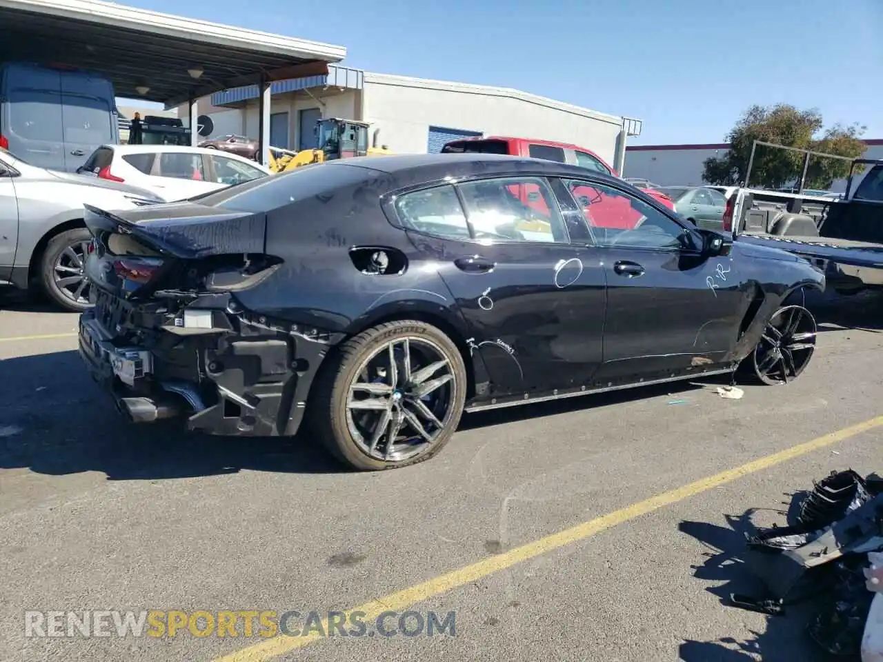 3 Photograph of a damaged car WBSGV0C08RCN01637 BMW M8 2024