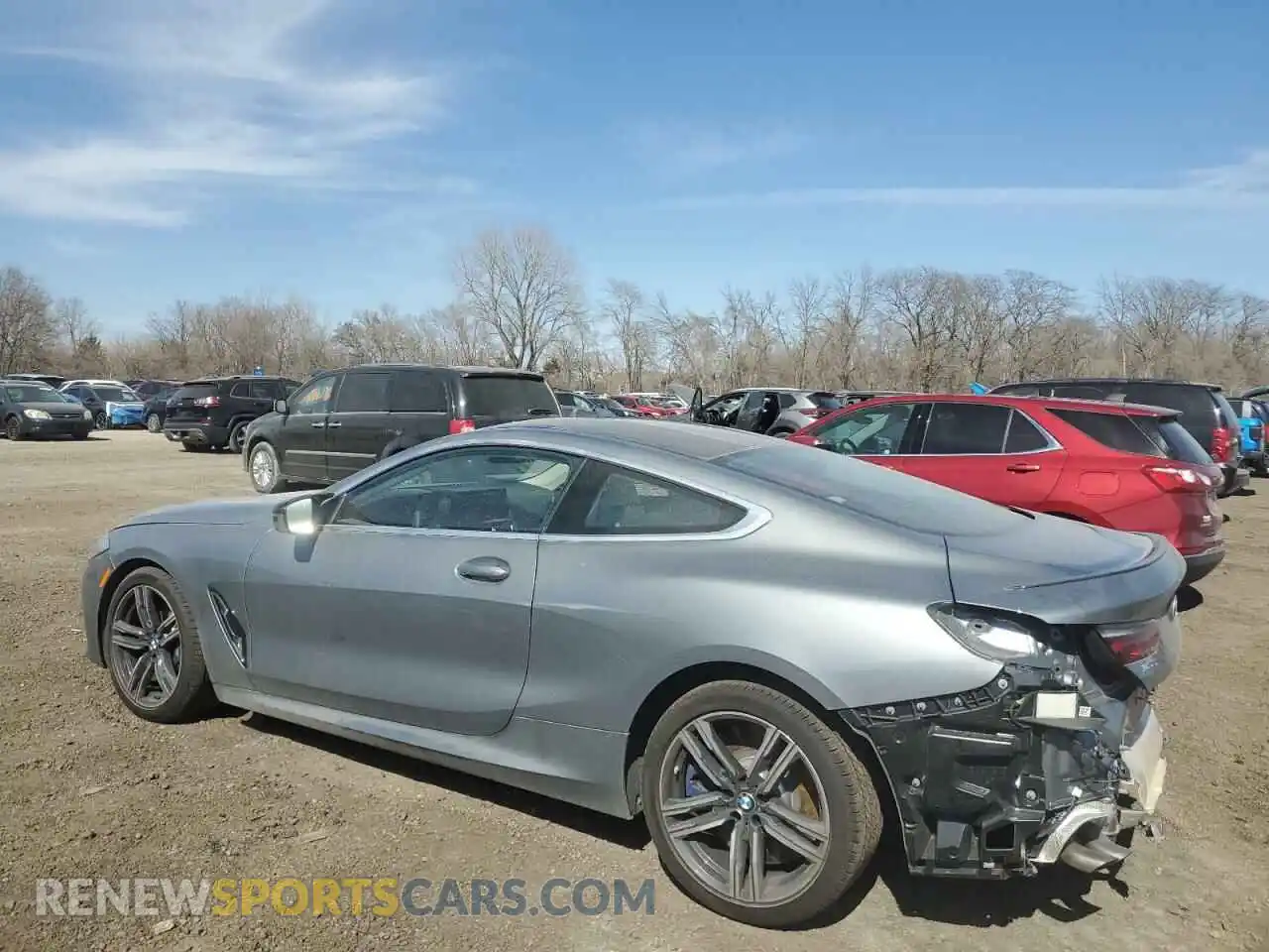 2 Photograph of a damaged car WBABC4C01SCU38950 BMW M8 2025