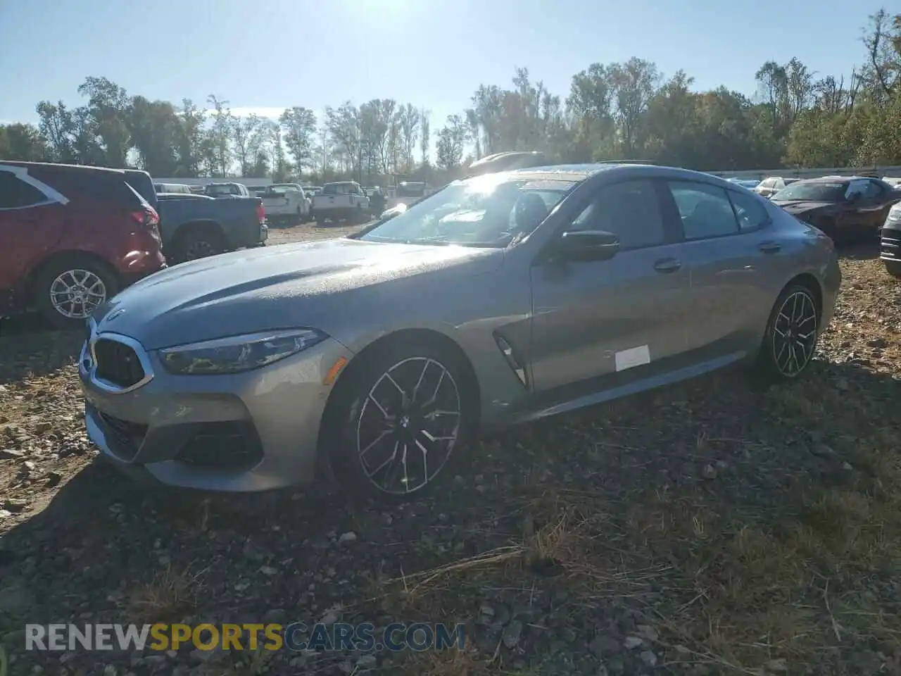 1 Photograph of a damaged car WBAGV8C03SCS52916 BMW M8 2025