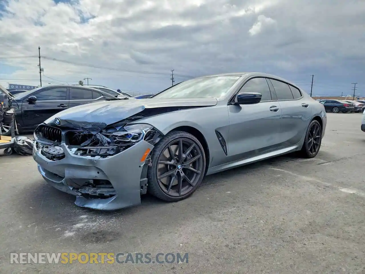 1 Photograph of a damaged car WBAGV8C06SCT48782 BMW M8 2025