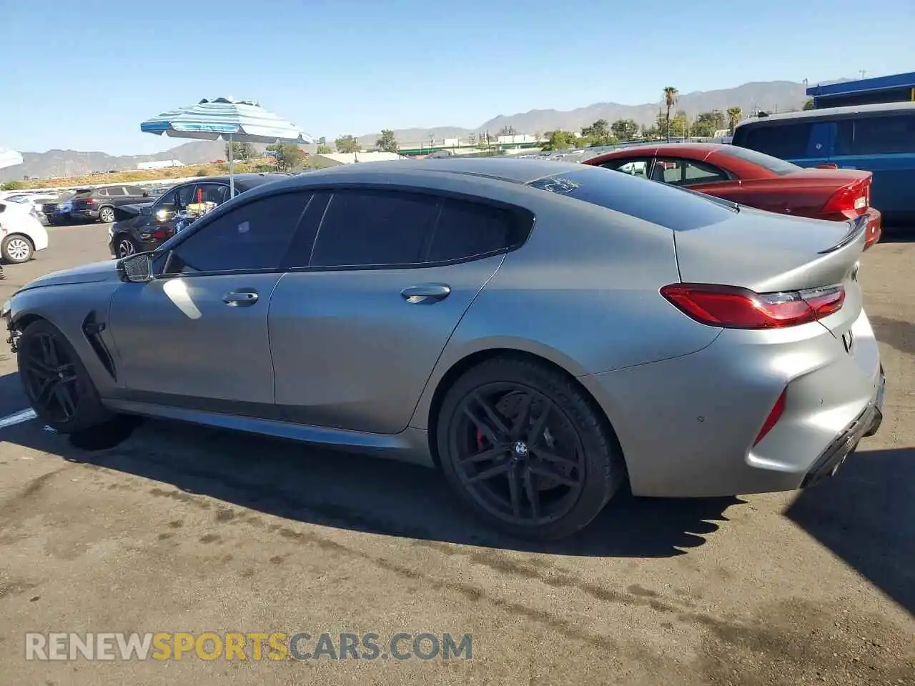 2 Photograph of a damaged car WBSGV0C05SCU76976 BMW M8 2025