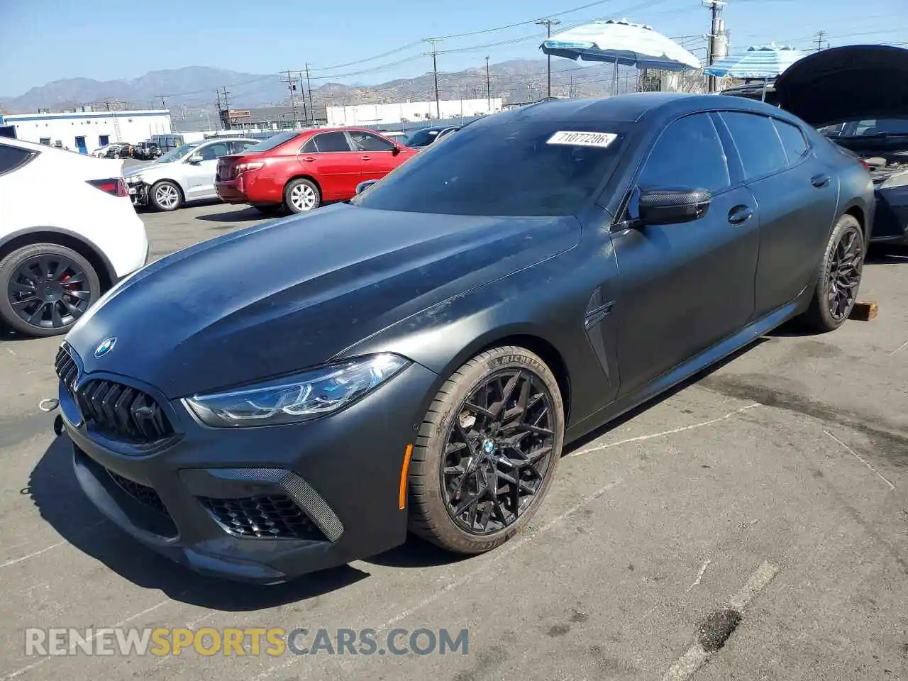 1 Photograph of a damaged car WBSGV0C06SCW12936 BMW M8 2025