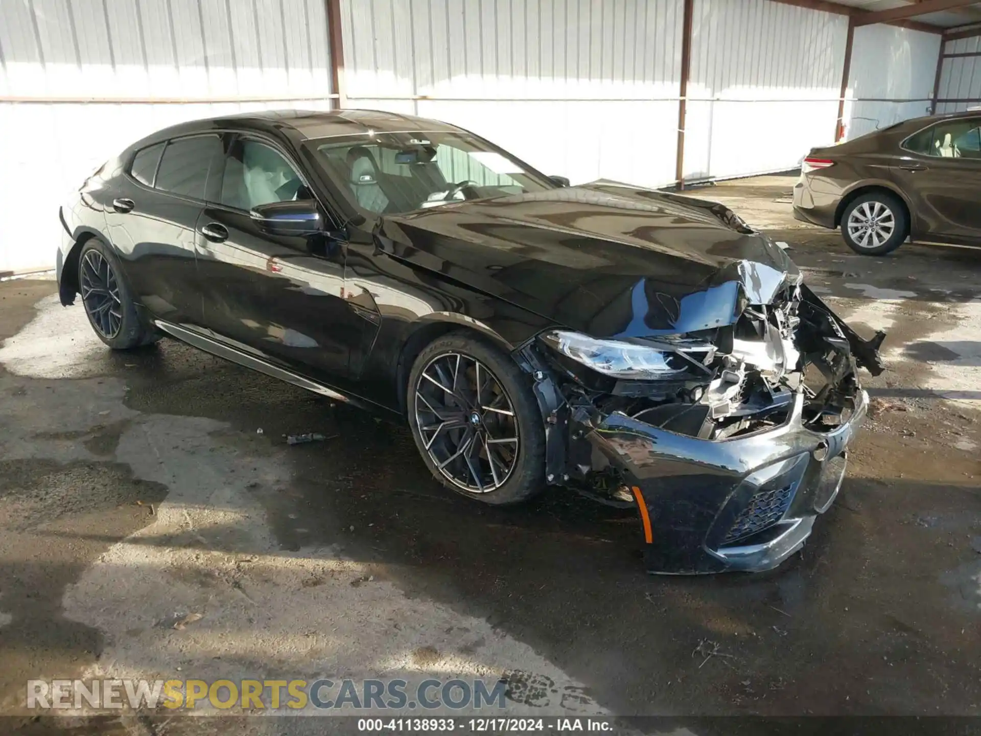 1 Photograph of a damaged car WBSGV0C08MCG32479 BMW M8 GRAN COUPE 2021