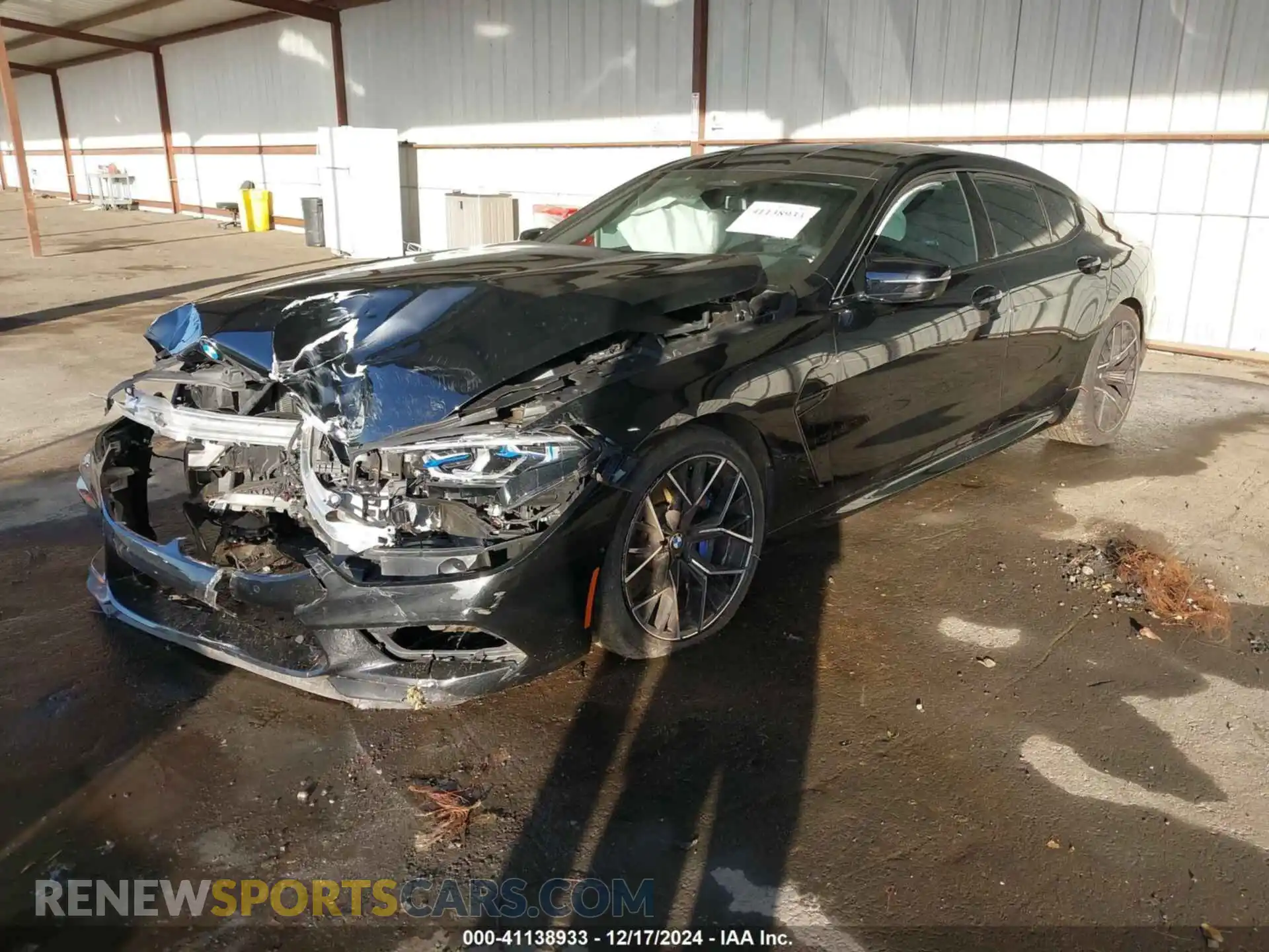 2 Photograph of a damaged car WBSGV0C08MCG32479 BMW M8 GRAN COUPE 2021