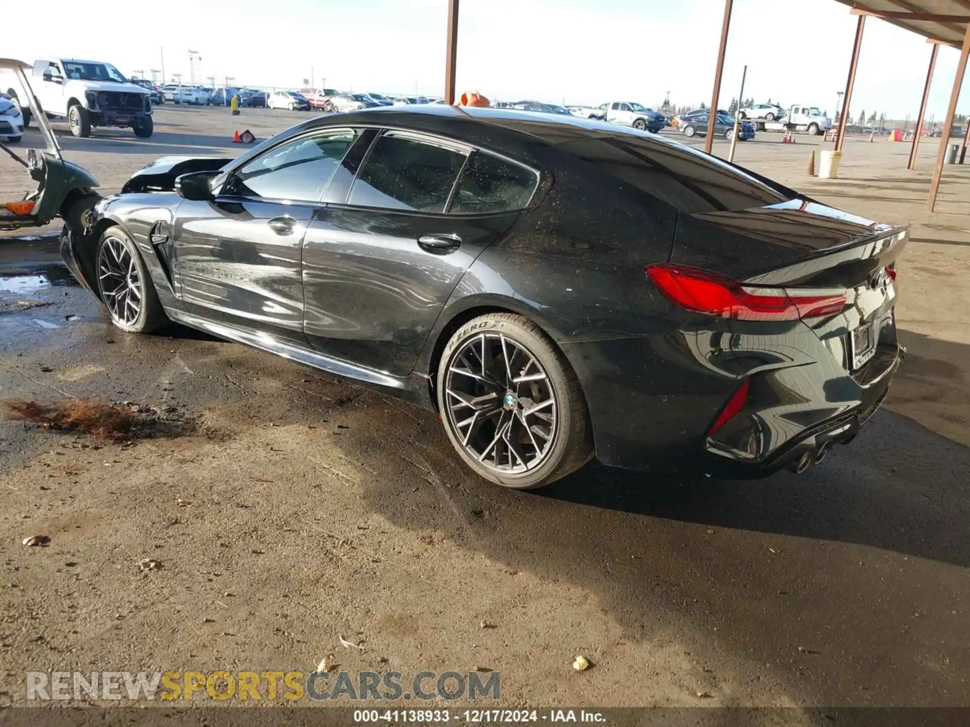 3 Photograph of a damaged car WBSGV0C08MCG32479 BMW M8 GRAN COUPE 2021