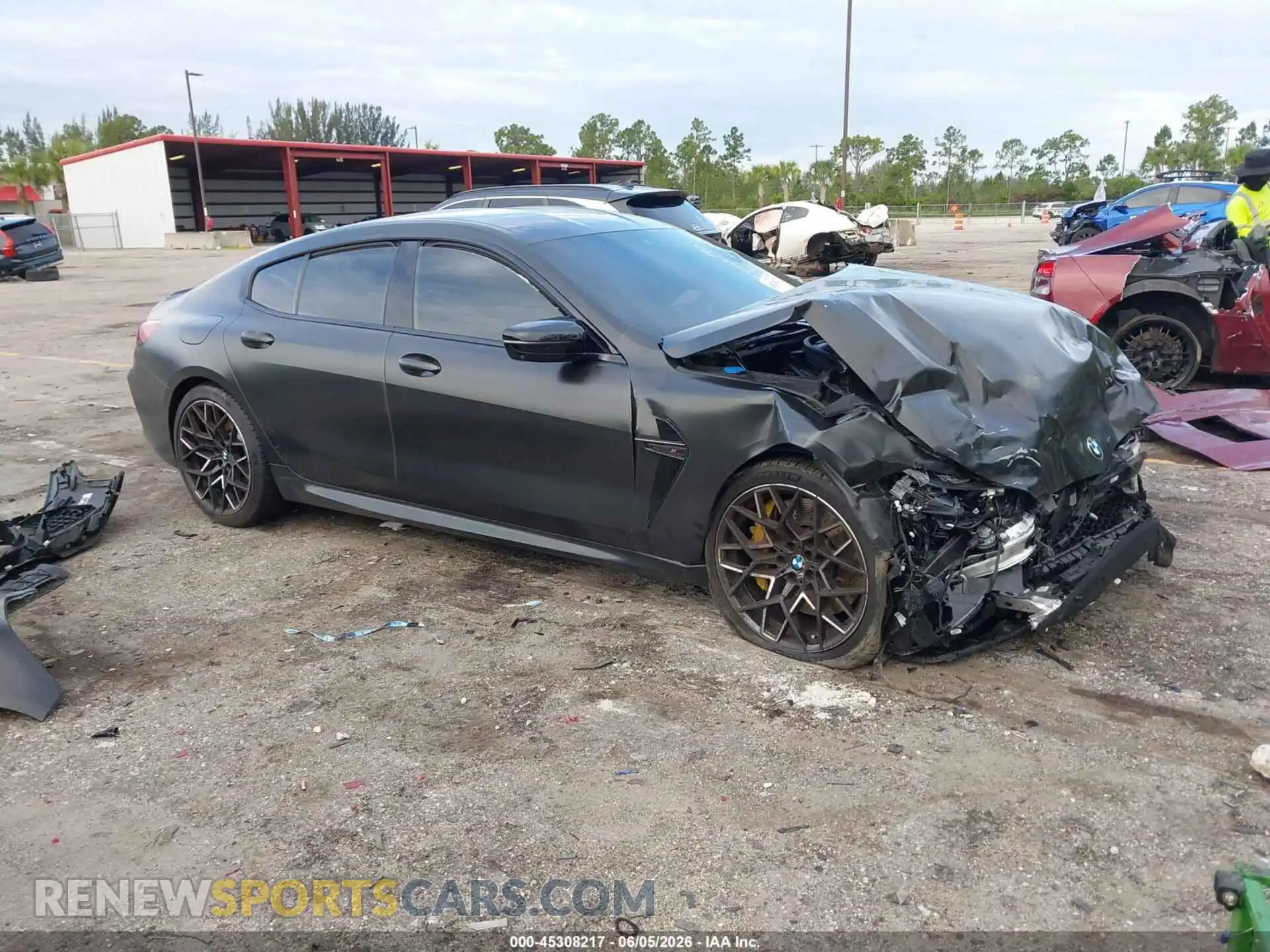 1 Photograph of a damaged car WBSGV0C04RCP30509 BMW M8 GRAN COUPE 2024