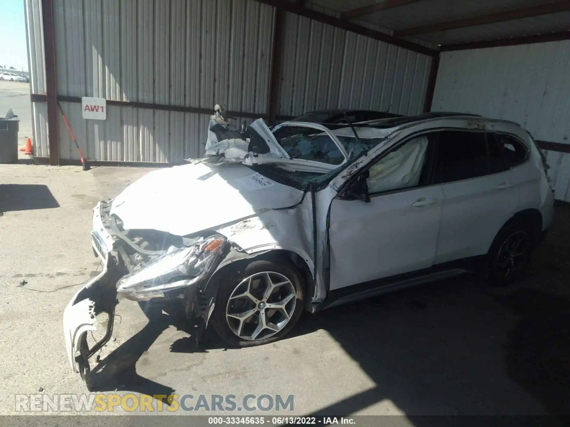 2 Photograph of a damaged car WBXHT3C50K5L89282 BMW X1 2019