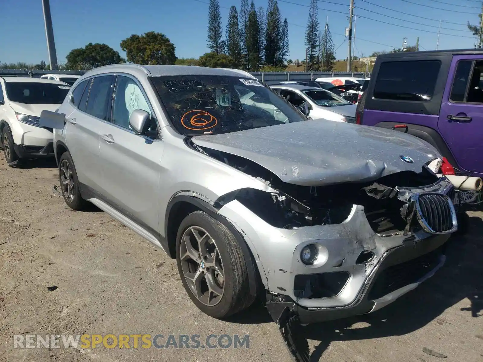 1 Photograph of a damaged car WBXHT3C51K5L90215 BMW X1 2019
