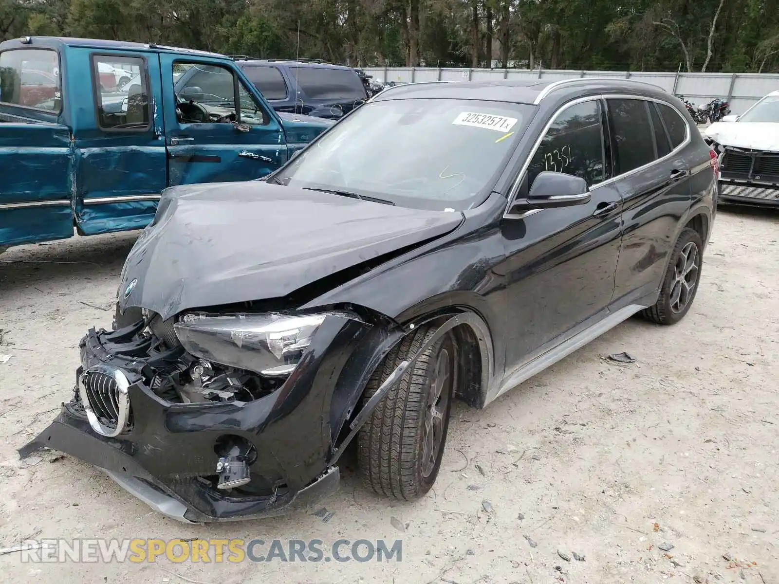 2 Photograph of a damaged car WBXHT3C52K3H36691 BMW X1 2019