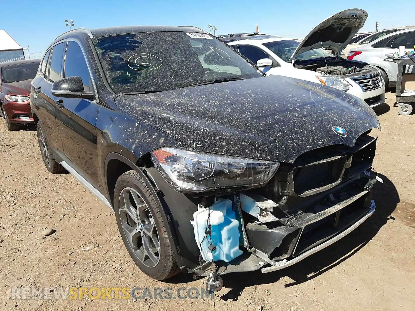 1 Photograph of a damaged car WBXHT3C52K5L35823 BMW X1 2019