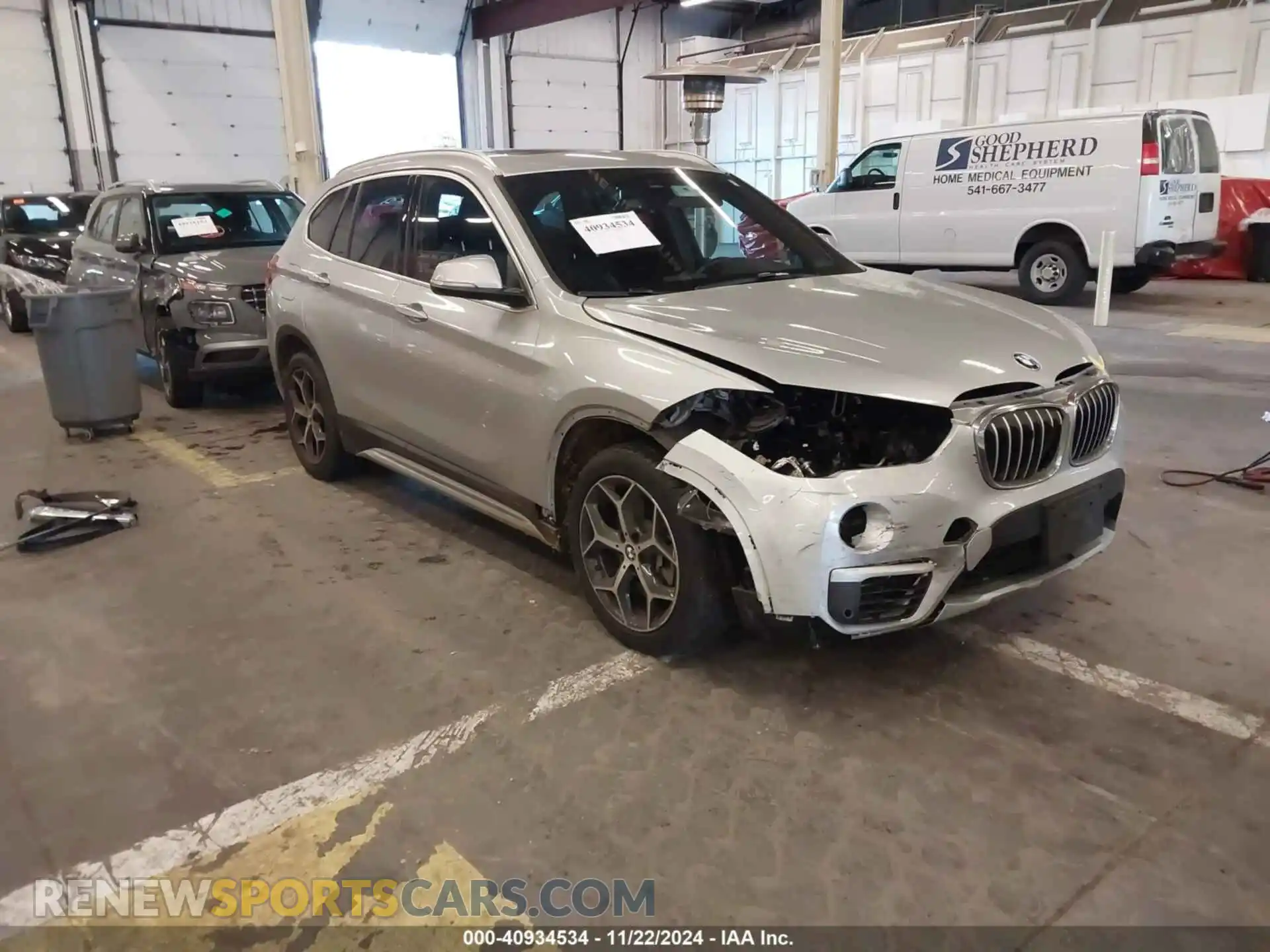 1 fotografías del automóvil dañado WBXHT3C52K5L36857 BMW X1 2019