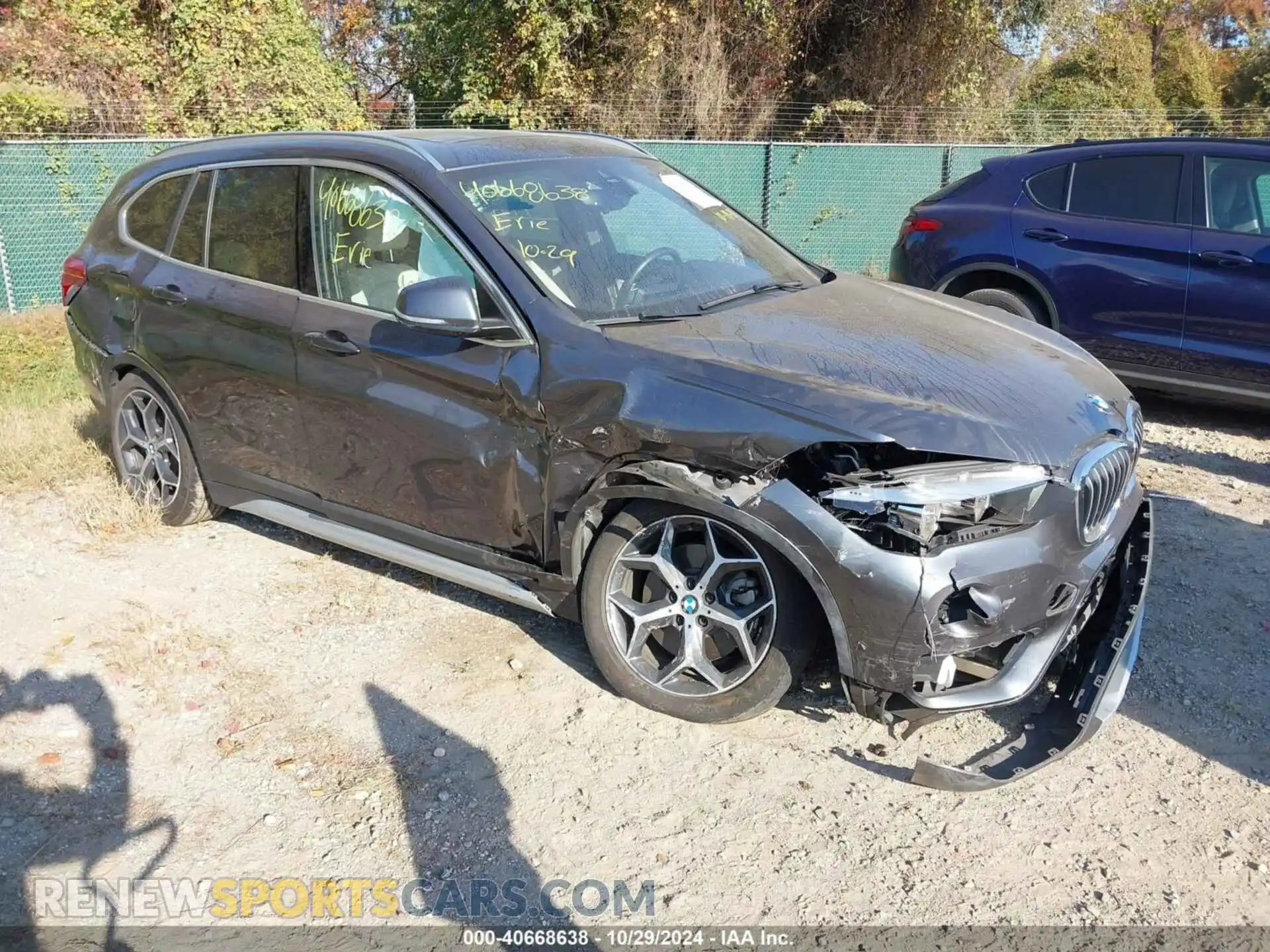 1 Photograph of a damaged car WBXHT3C52K5L36955 BMW X1 2019