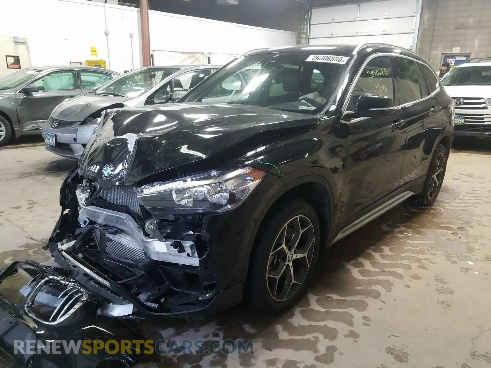 2 Photograph of a damaged car WBXHT3C53K3H36988 BMW X1 2019