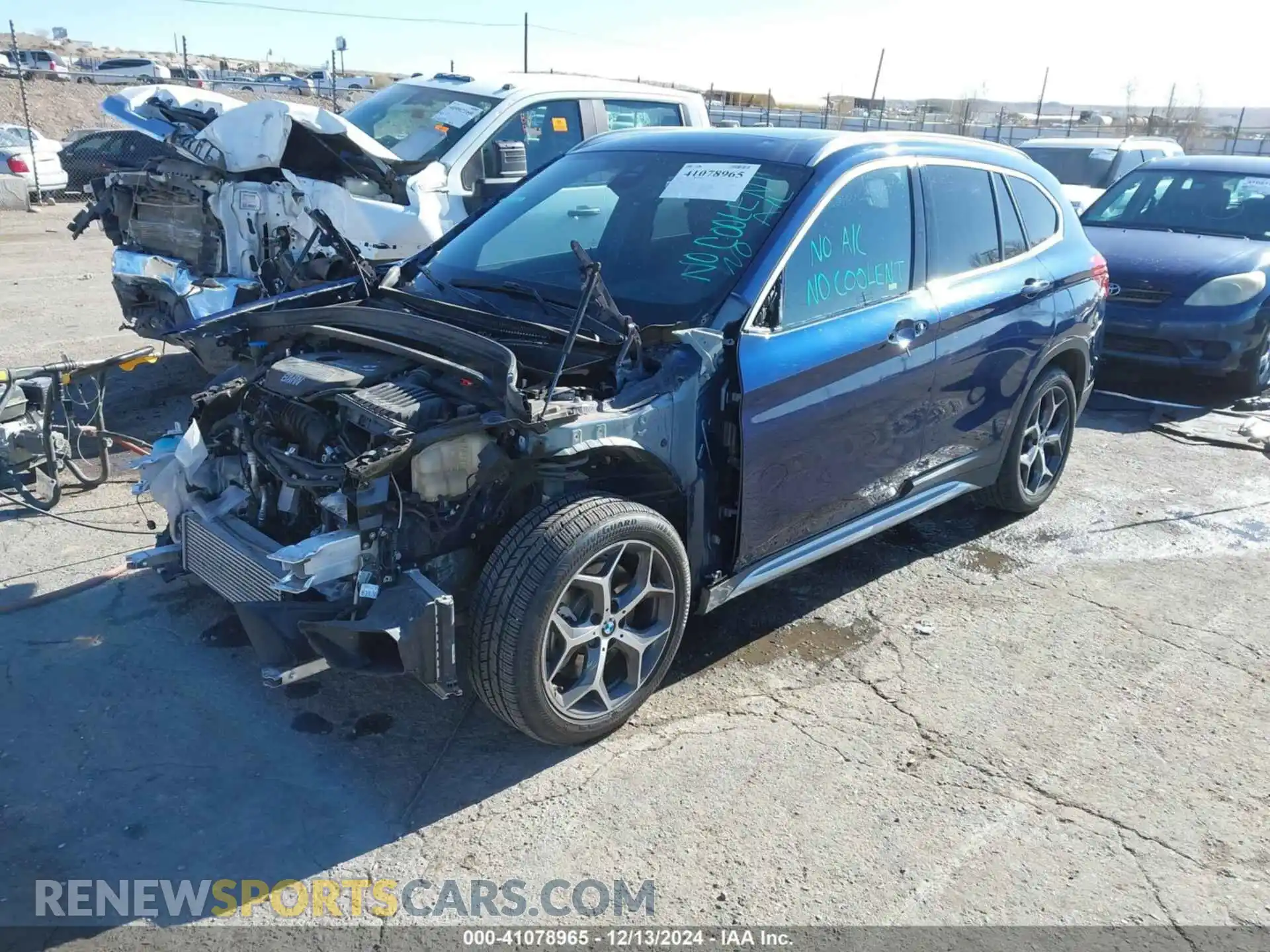 2 fotografías del automóvil dañado WBXHT3C54K3H35753 BMW X1 2019