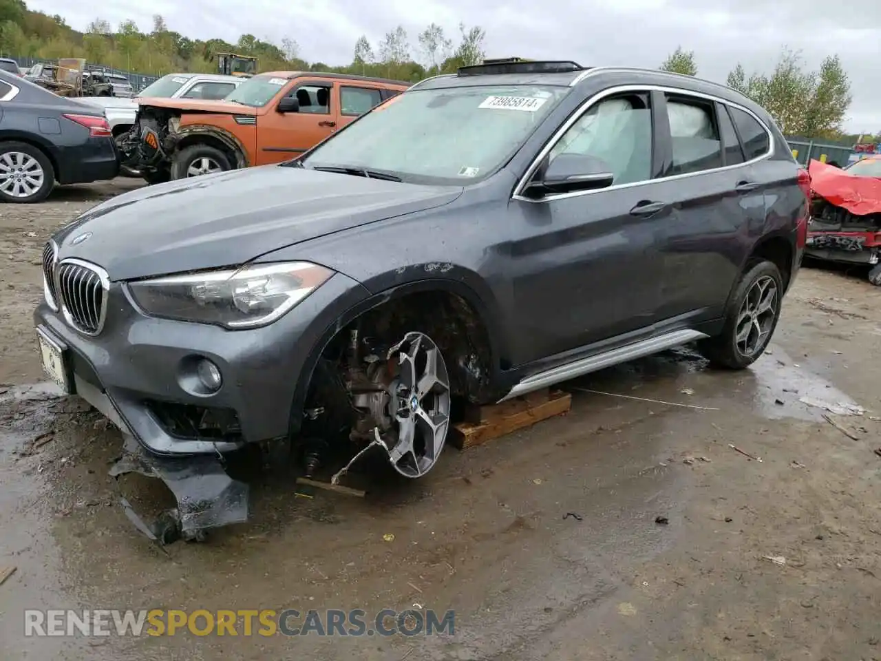 1 Photograph of a damaged car WBXHT3C54K5L38786 BMW X1 2019