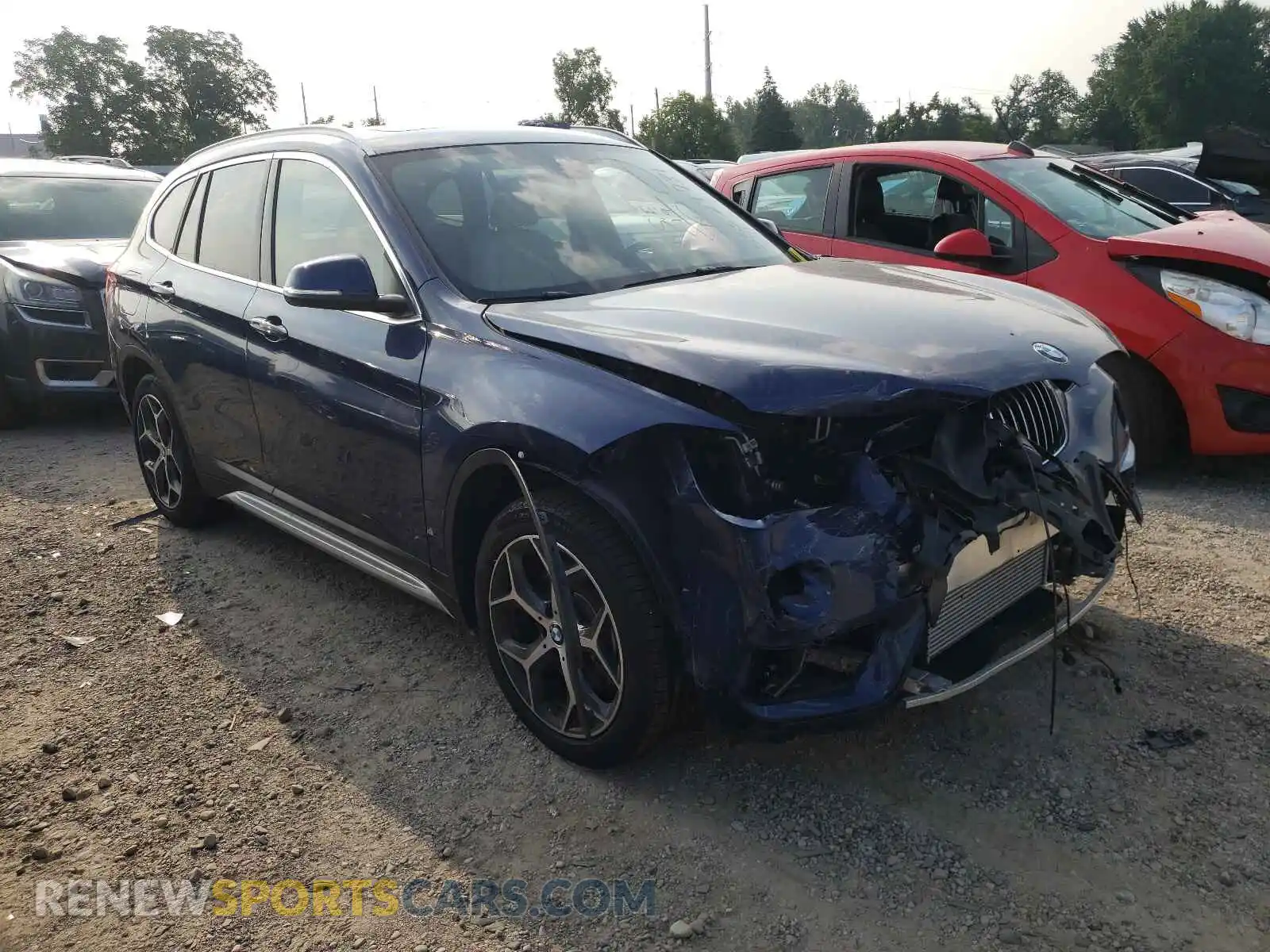 1 Photograph of a damaged car WBXHT3C55K5L37162 BMW X1 2019
