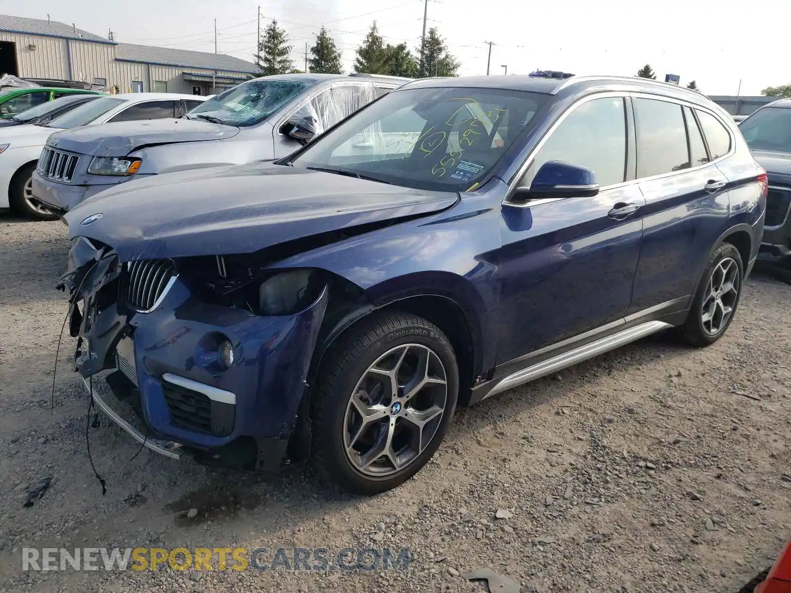 2 Photograph of a damaged car WBXHT3C55K5L37162 BMW X1 2019