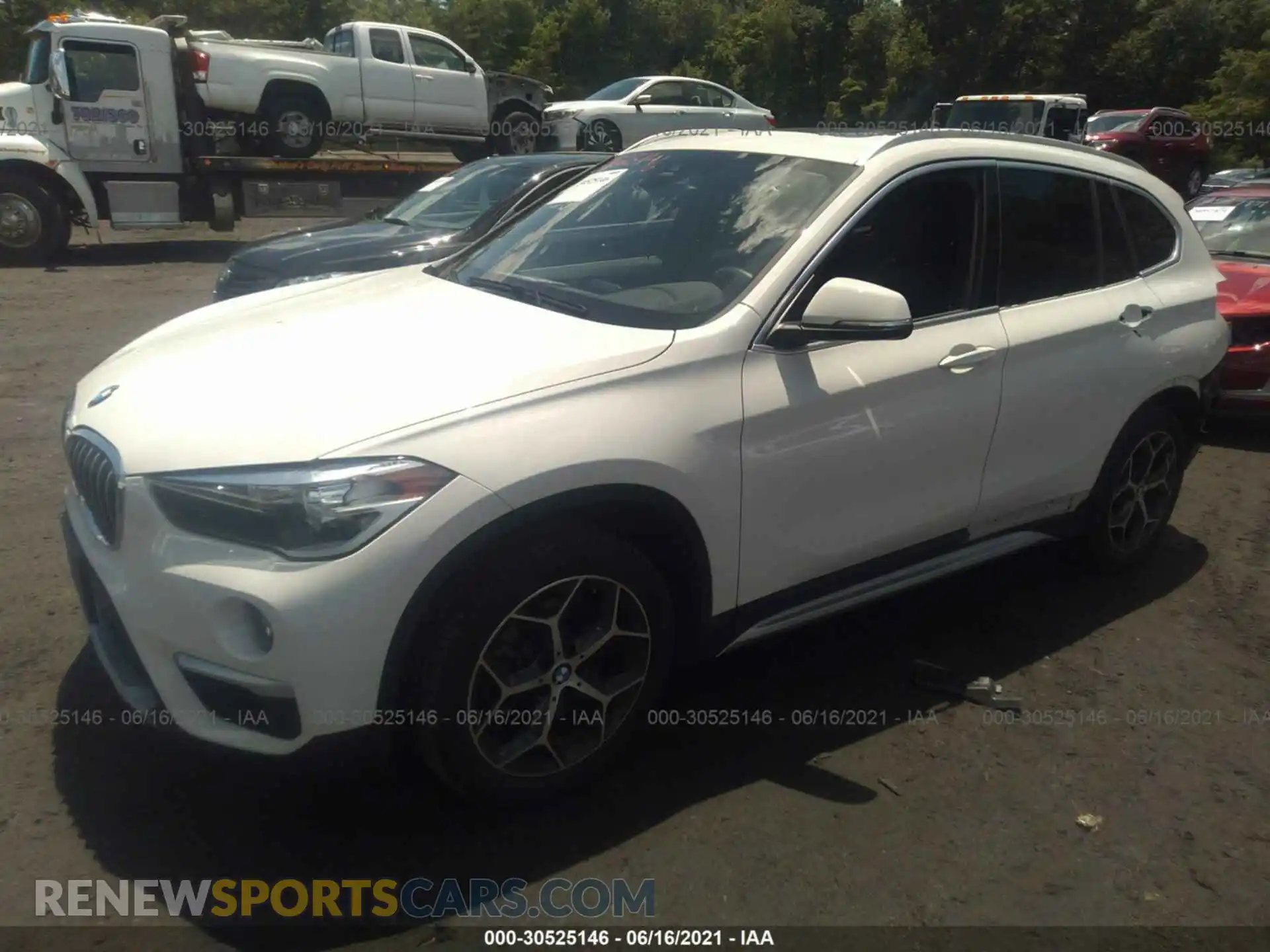 2 Photograph of a damaged car WBXHT3C56K5N56437 BMW X1 2019