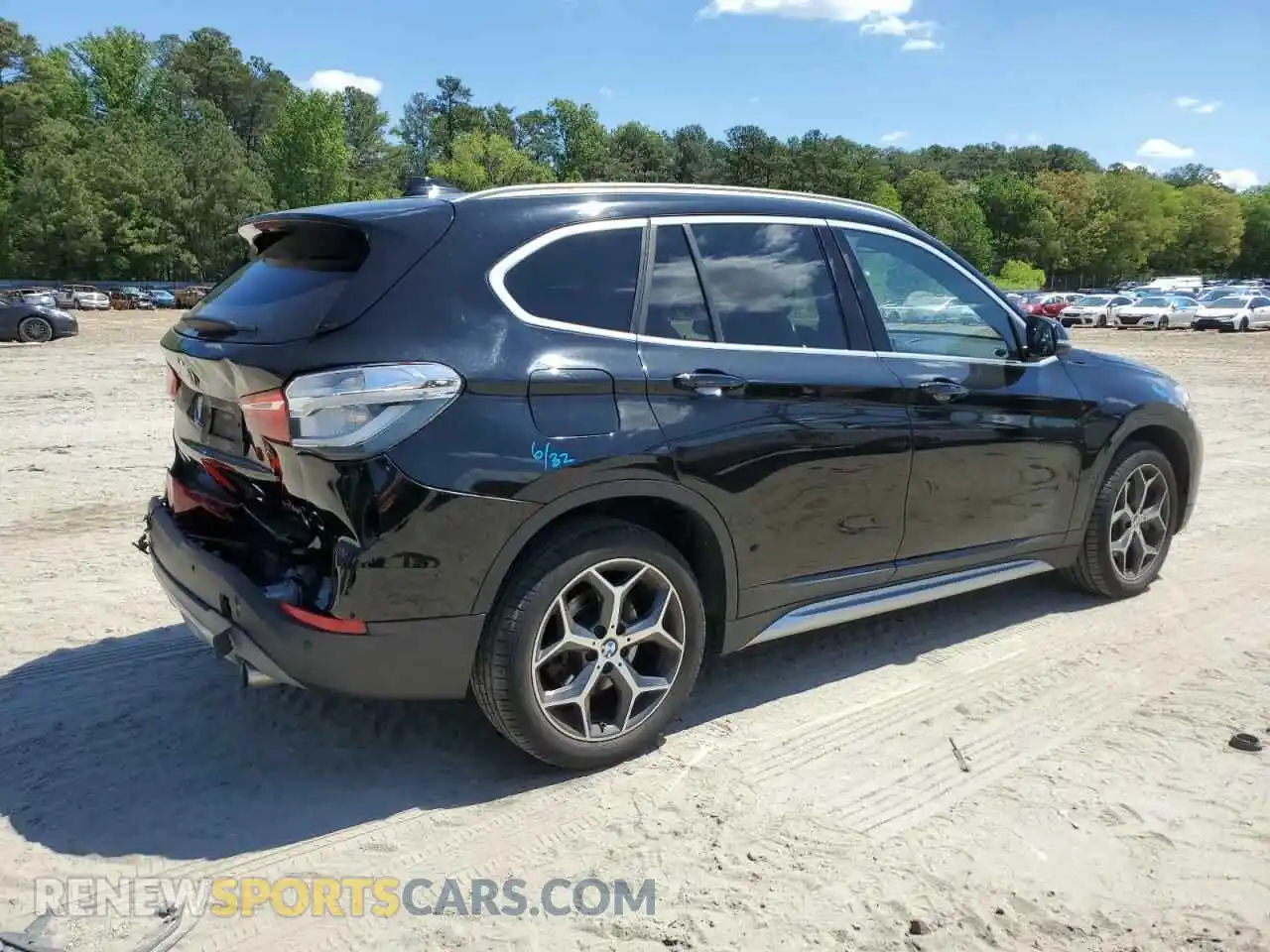 3 Photograph of a damaged car WBXHT3C57K3H36363 BMW X1 2019