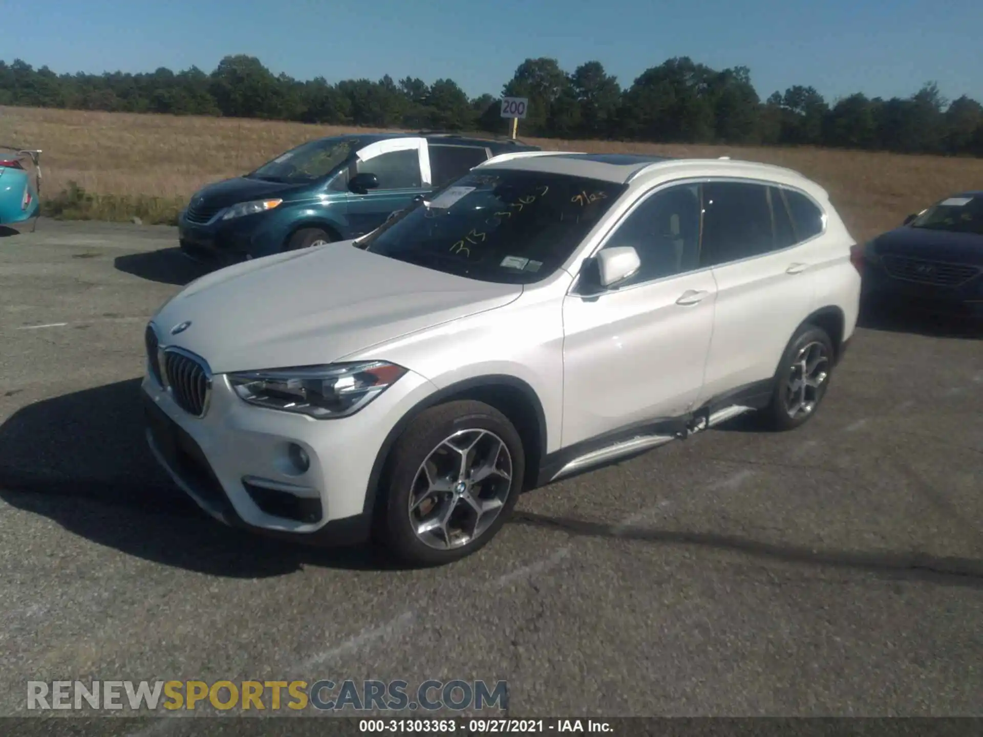 2 Photograph of a damaged car WBXHT3C57K5L91580 BMW X1 2019
