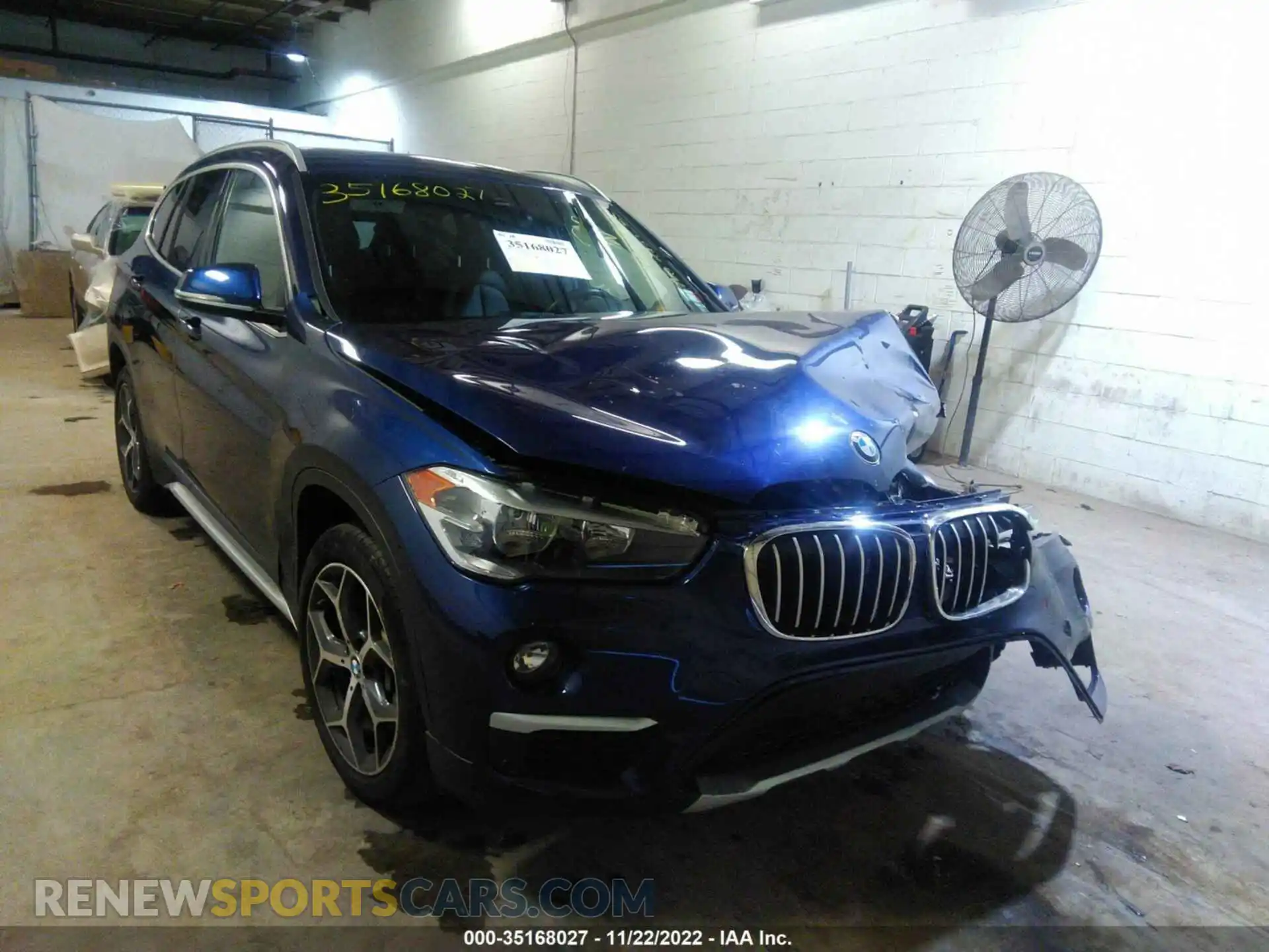 1 Photograph of a damaged car WBXHT3C58K3H35366 BMW X1 2019