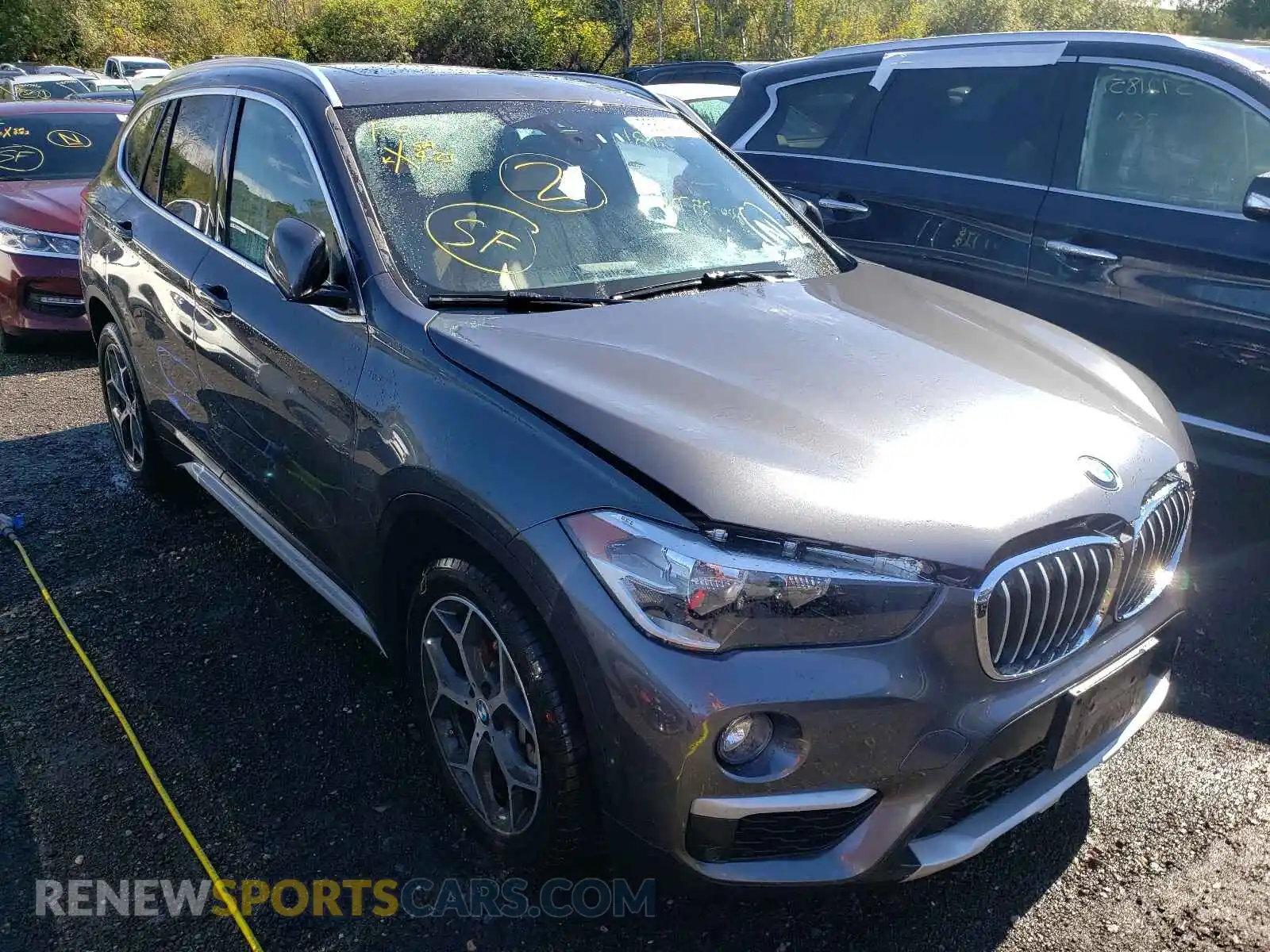 1 Photograph of a damaged car WBXHT3C58K5L35762 BMW X1 2019