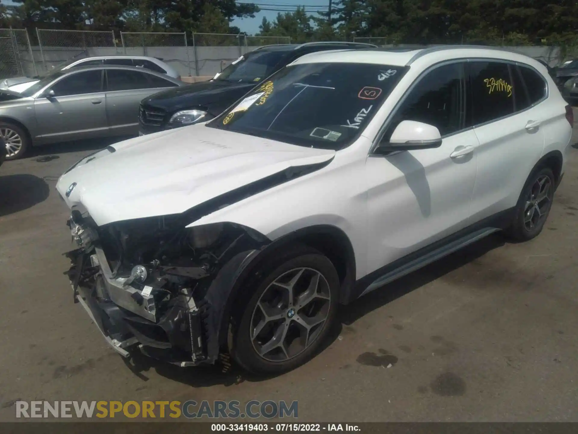 2 Photograph of a damaged car WBXHT3C58K5L38144 BMW X1 2019