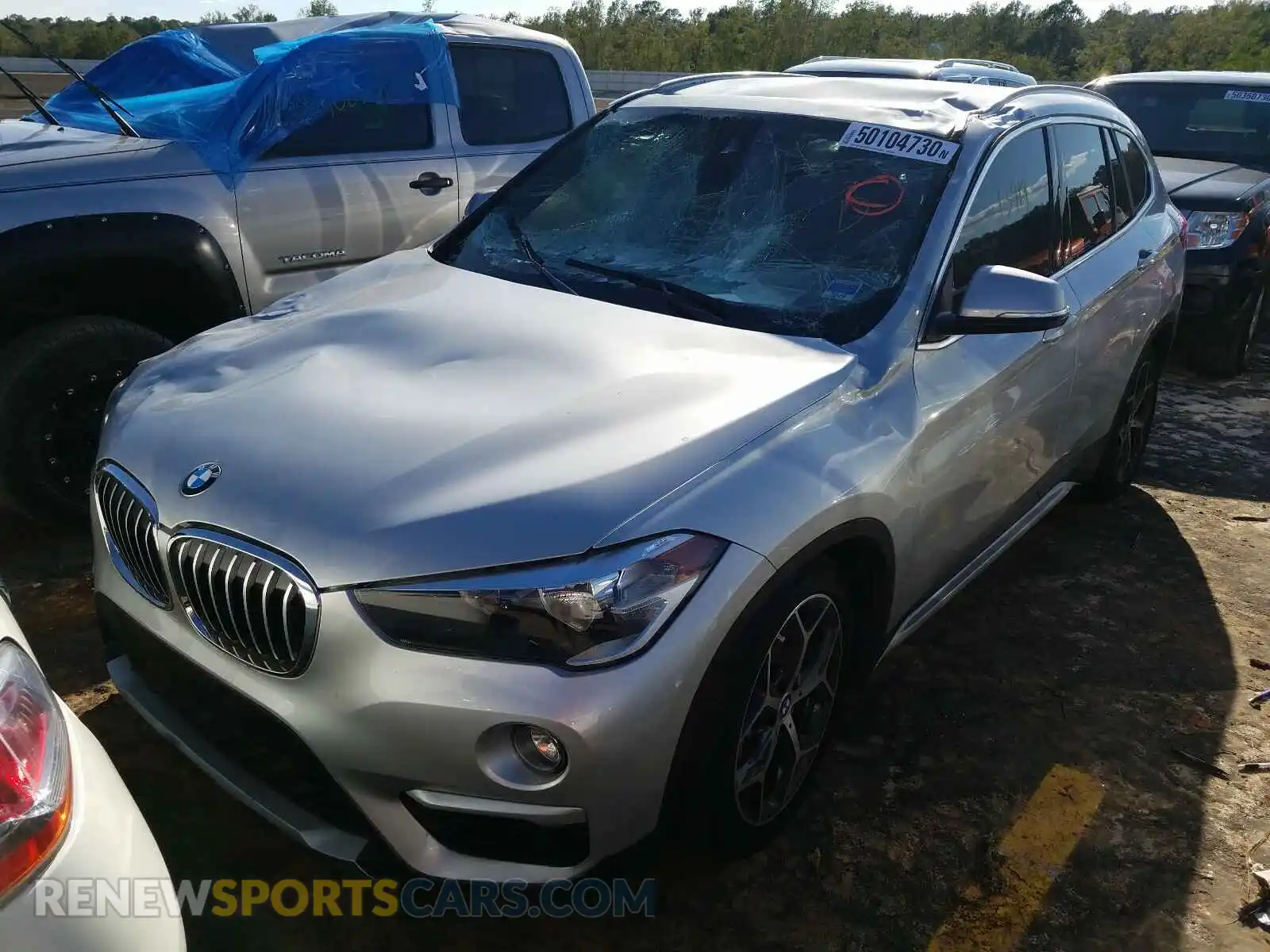 2 Photograph of a damaged car WBXHU7C55K5L09821 BMW X1 2019
