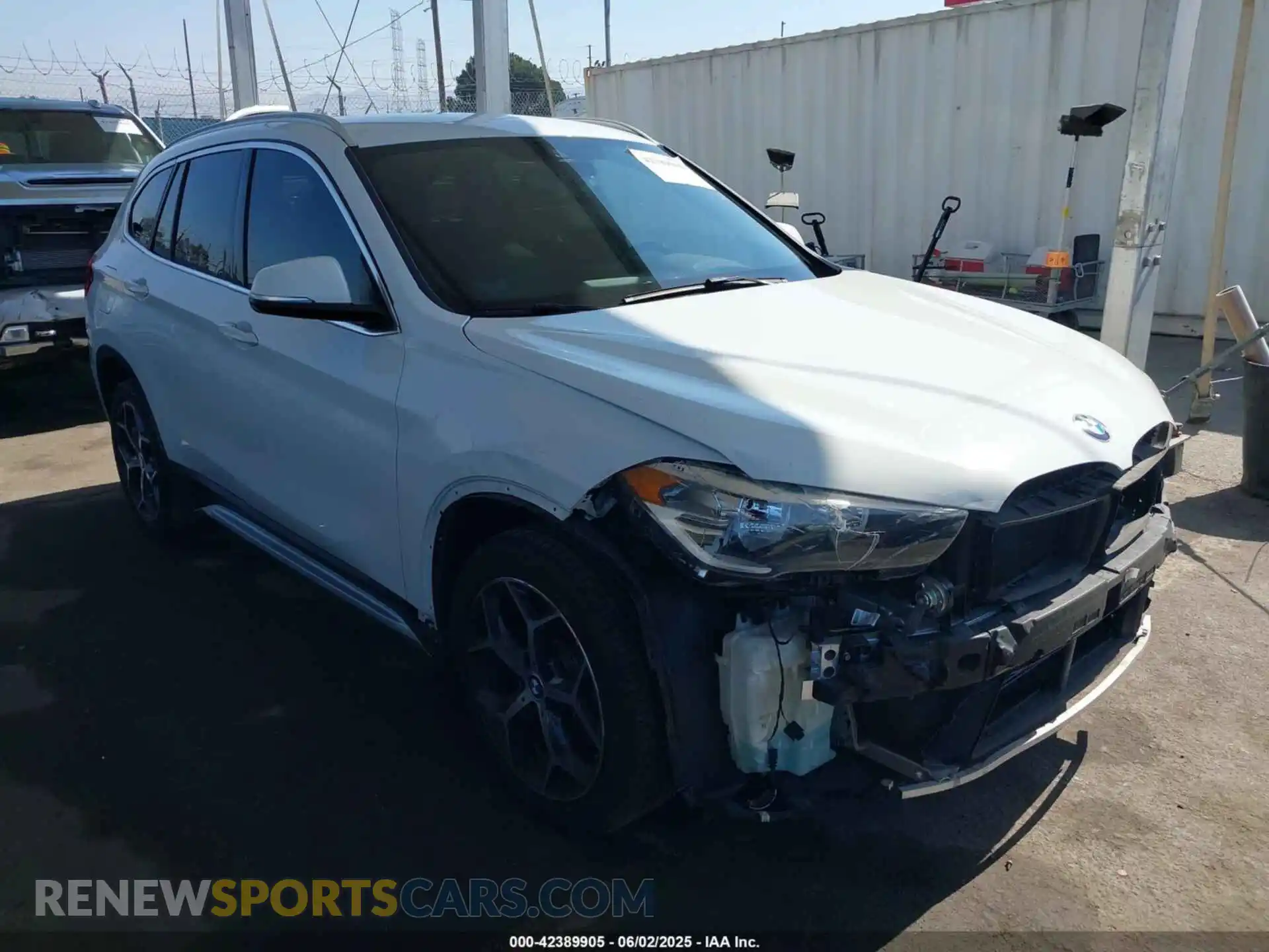 1 Photograph of a damaged car WBXHU7C55K5L11357 BMW X1 2019