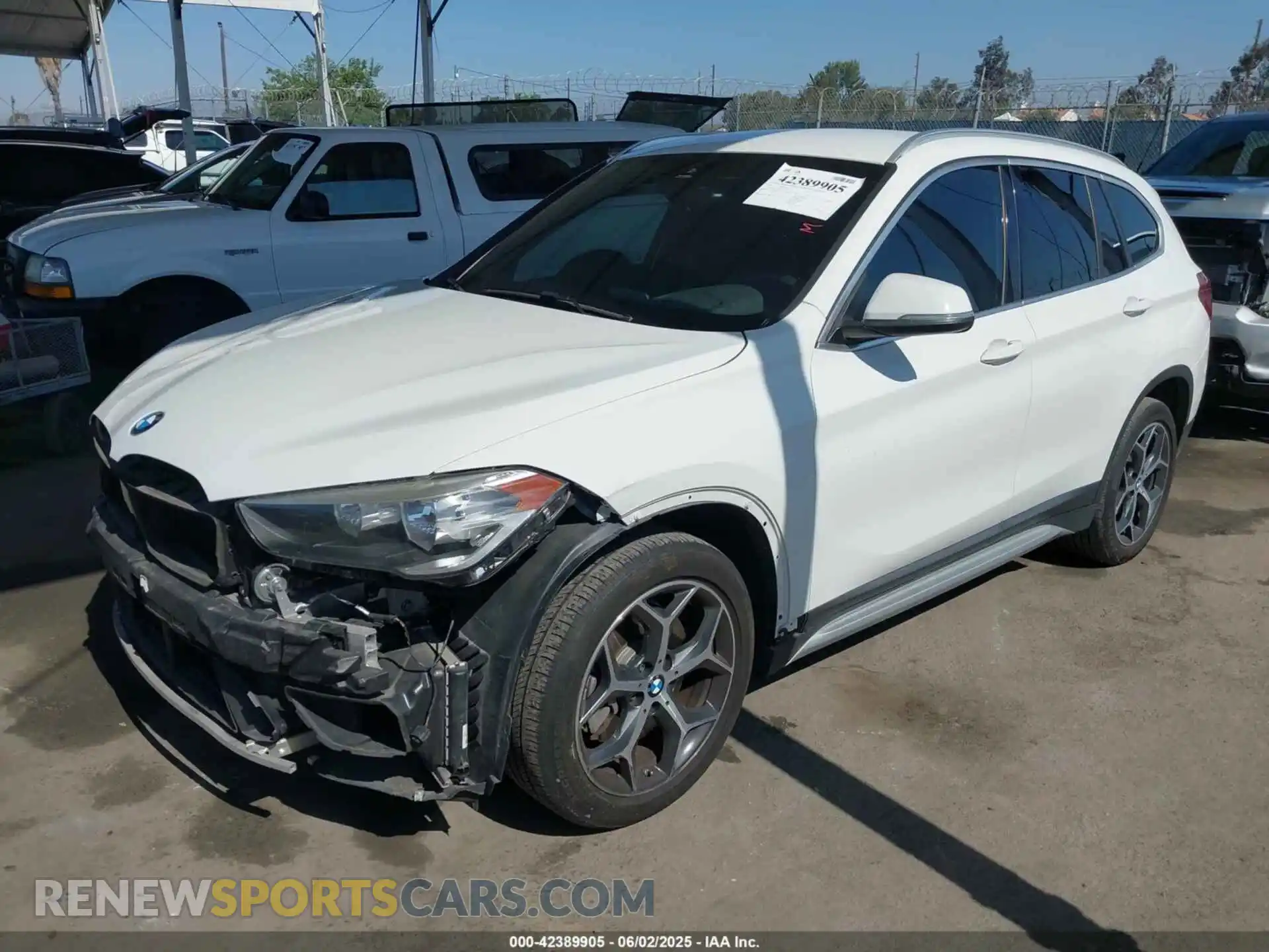 2 Photograph of a damaged car WBXHU7C55K5L11357 BMW X1 2019