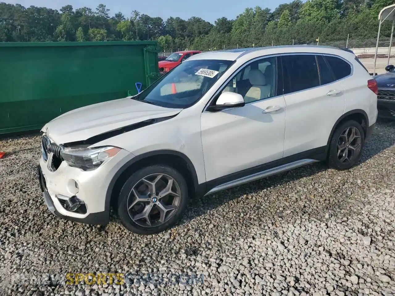 1 Photograph of a damaged car WBXHU7C5XK3H46292 BMW X1 2019