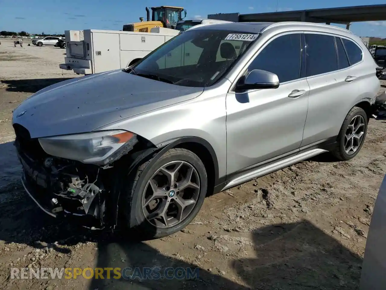 1 Photograph of a damaged car WBXHU7C5XK5L12133 BMW X1 2019