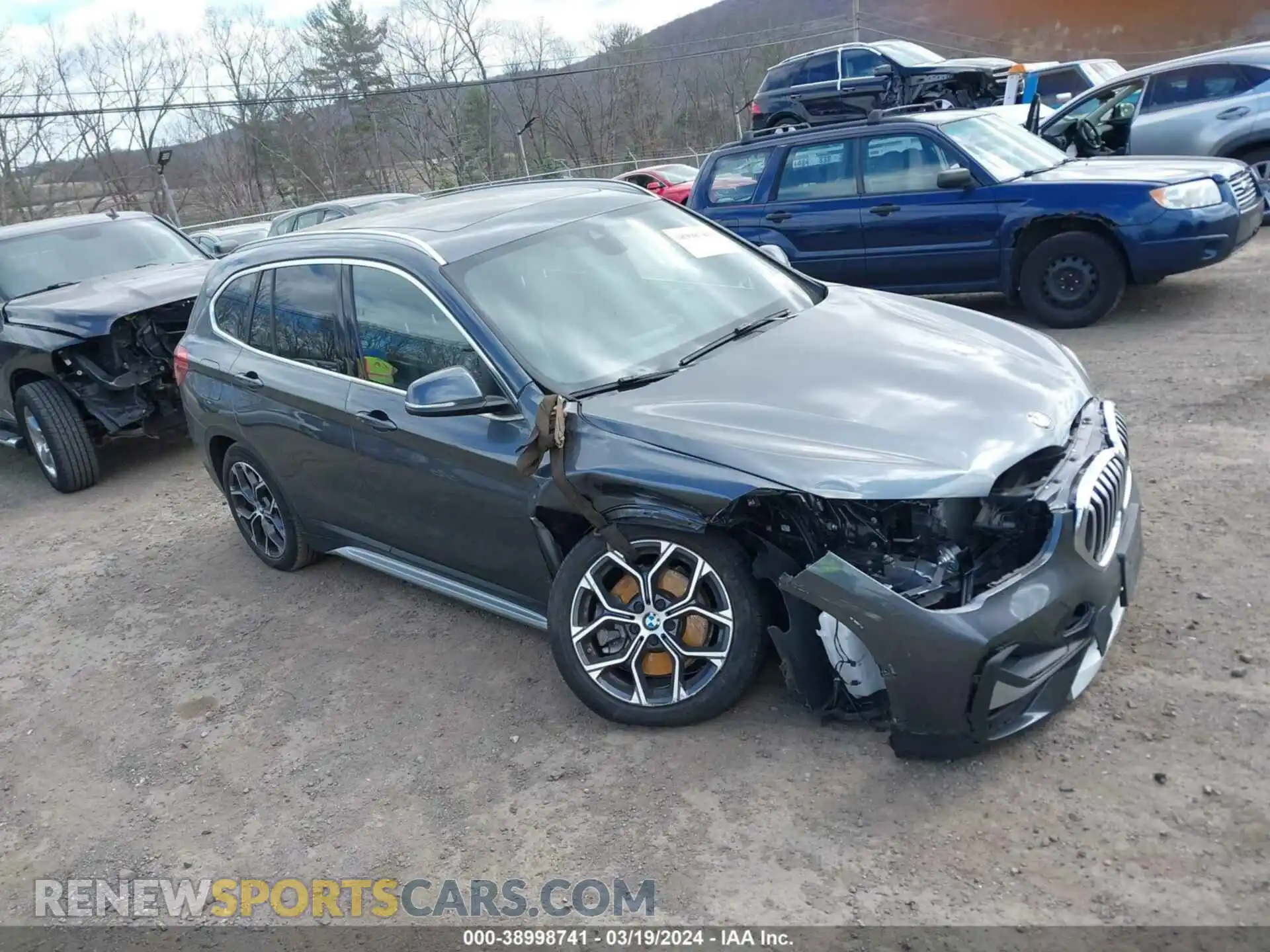 1 Photograph of a damaged car WBXJG7C01L5P49632 BMW X1 2020