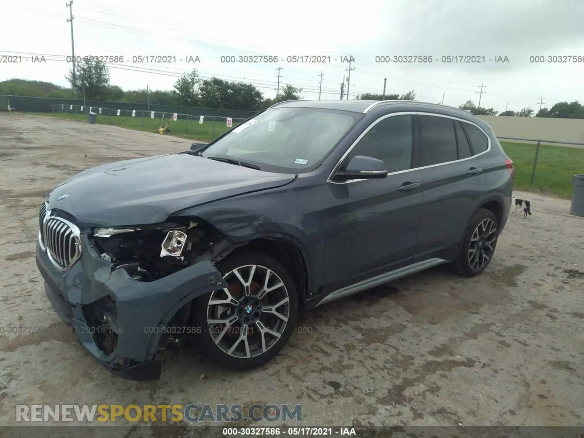 2 Photograph of a damaged car WBXJG7C01L5P98720 BMW X1 2020