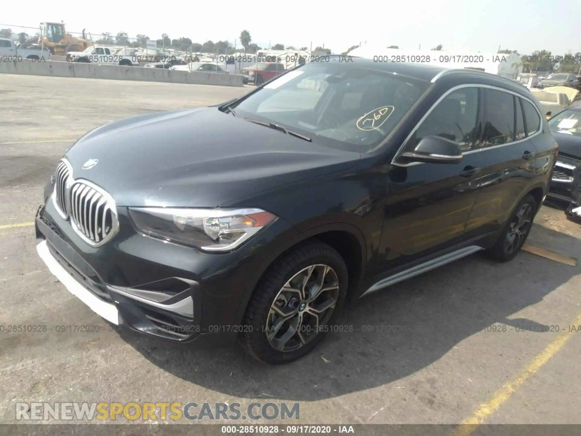 2 Photograph of a damaged car WBXJG7C02L3L85605 BMW X1 2020