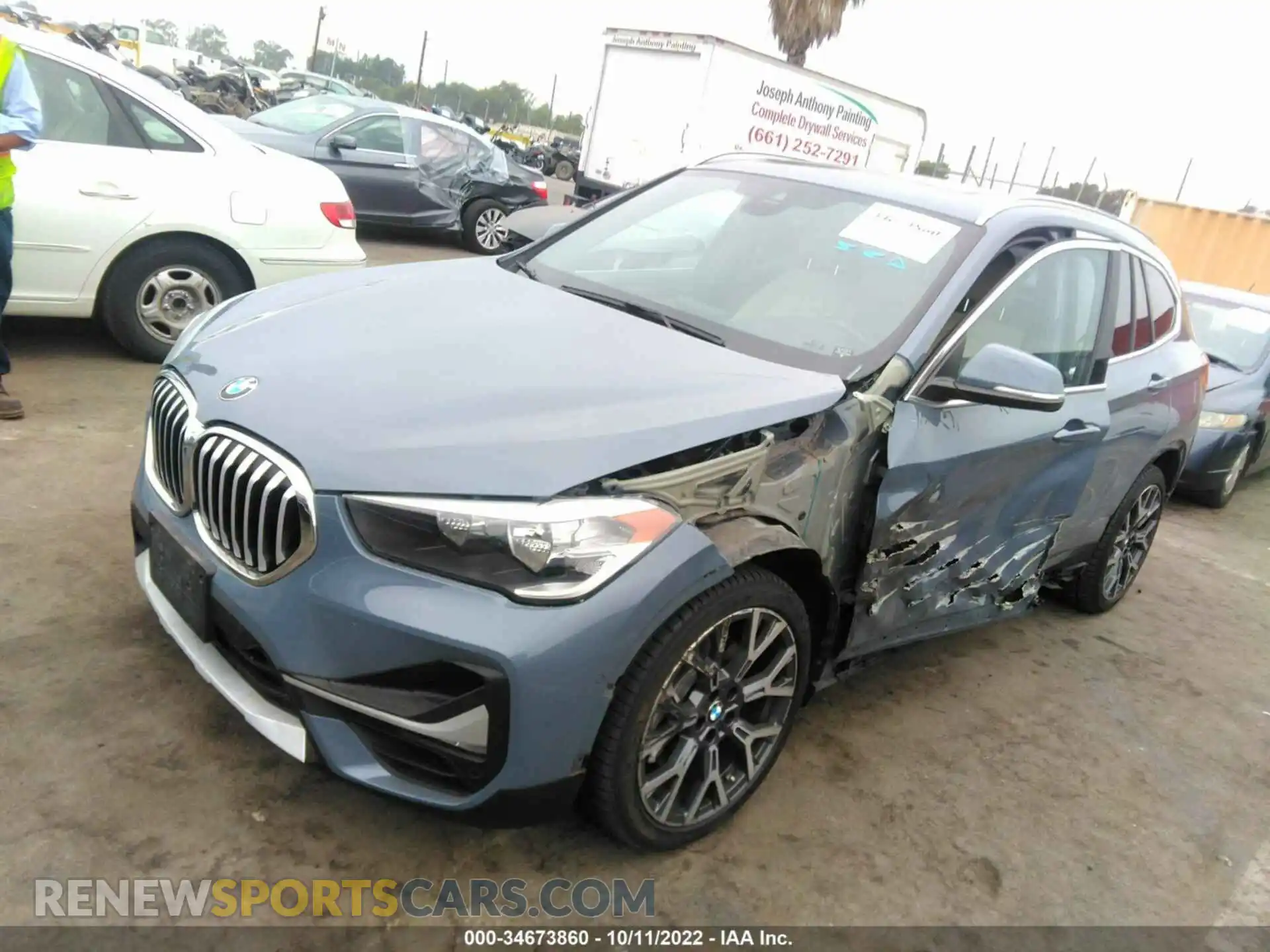2 Photograph of a damaged car WBXJG7C03L3L88397 BMW X1 2020