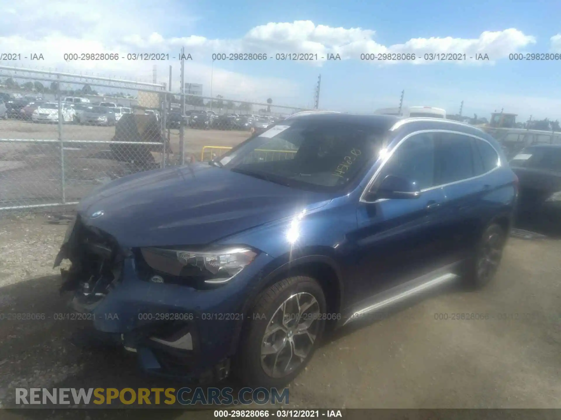 2 Photograph of a damaged car WBXJG7C06L3L83095 BMW X1 2020