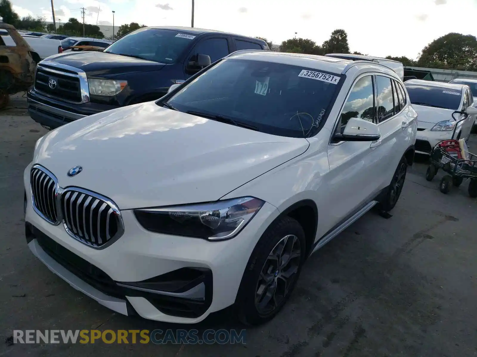 2 Photograph of a damaged car WBXJG7C09L5P31346 BMW X1 2020
