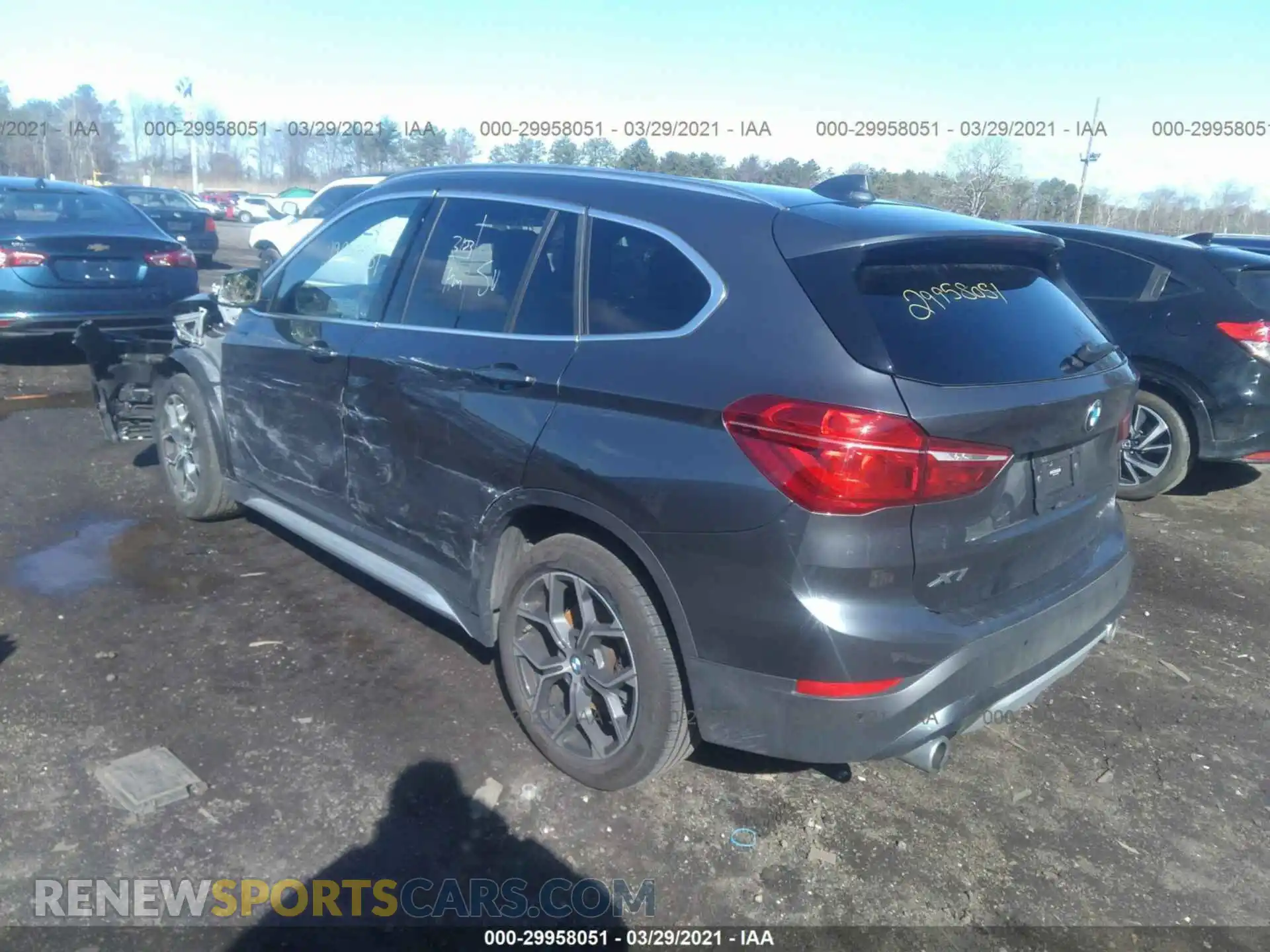 3 Photograph of a damaged car WBXJG9C01L5P88409 BMW X1 2020