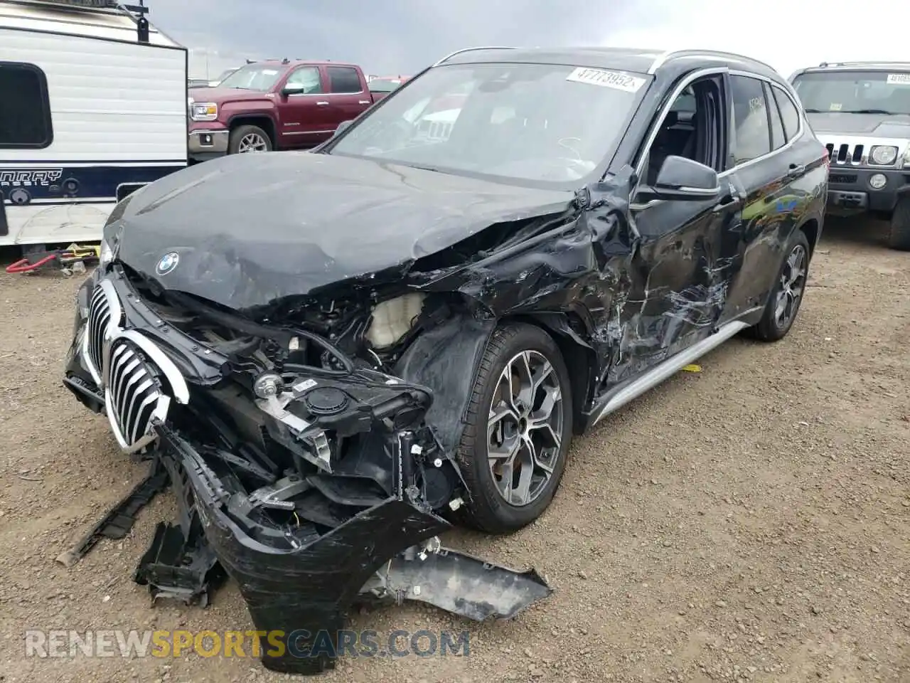 2 Photograph of a damaged car WBXJG9C08L5P24805 BMW X1 2020