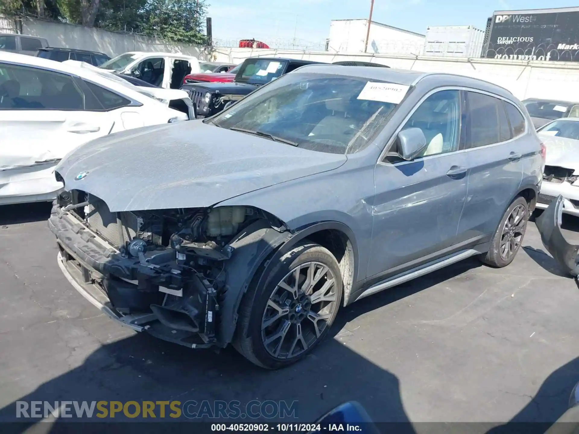 2 fotografías del automóvil dañado WBXJG7C01M5U24559 BMW X1 2021